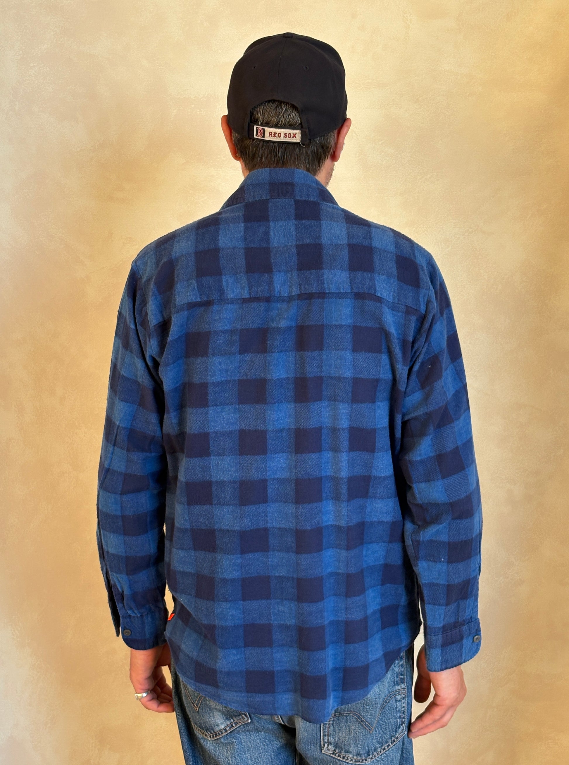 Size Med. Vintage 80s Flannel Plaid Shirt – Retro Grunge Workwear - USA Vintage Bcn