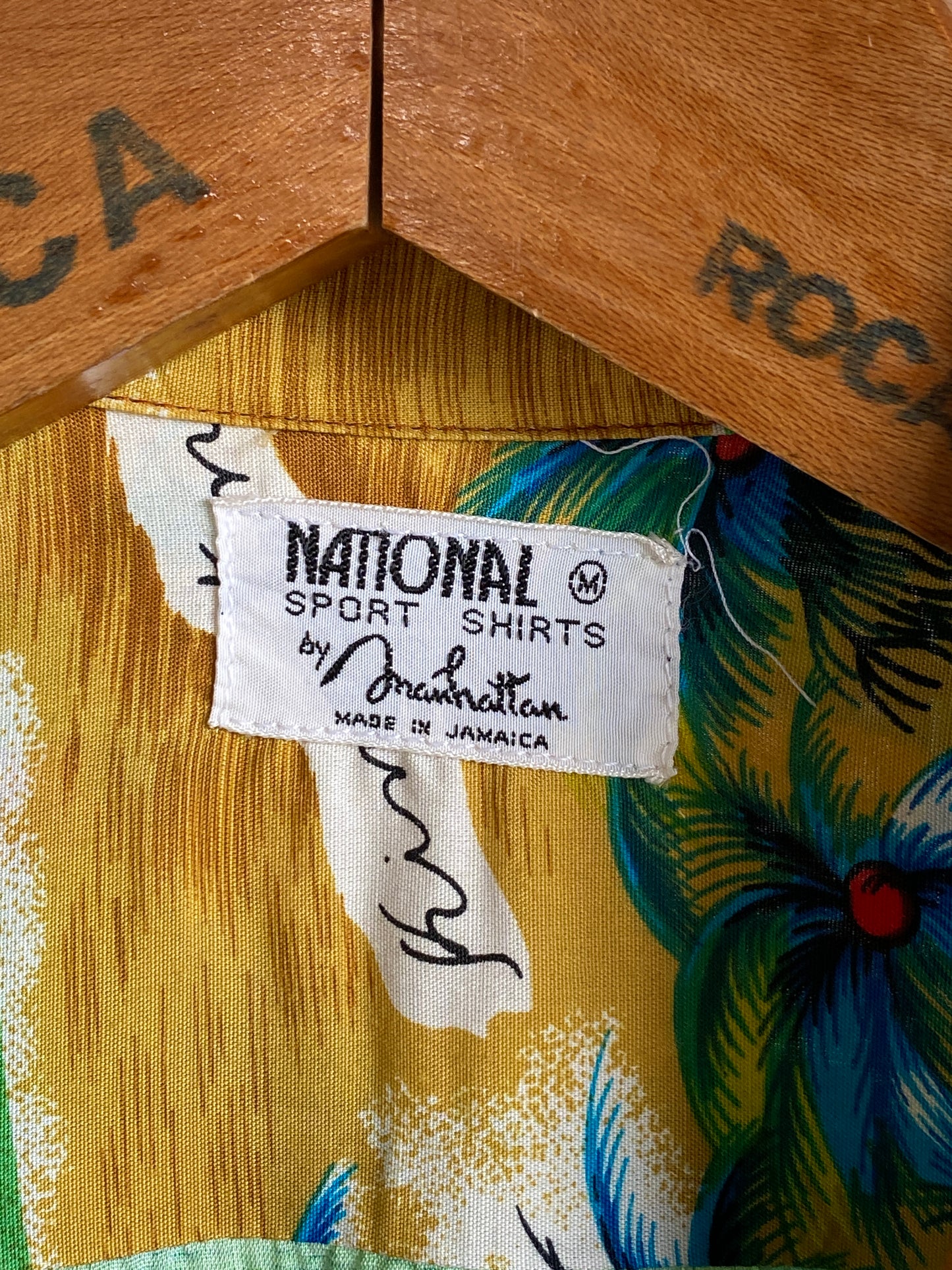 Size Med. Vintage 60s Hawaiian shirt Made in Jamaica-AJ357 Studio