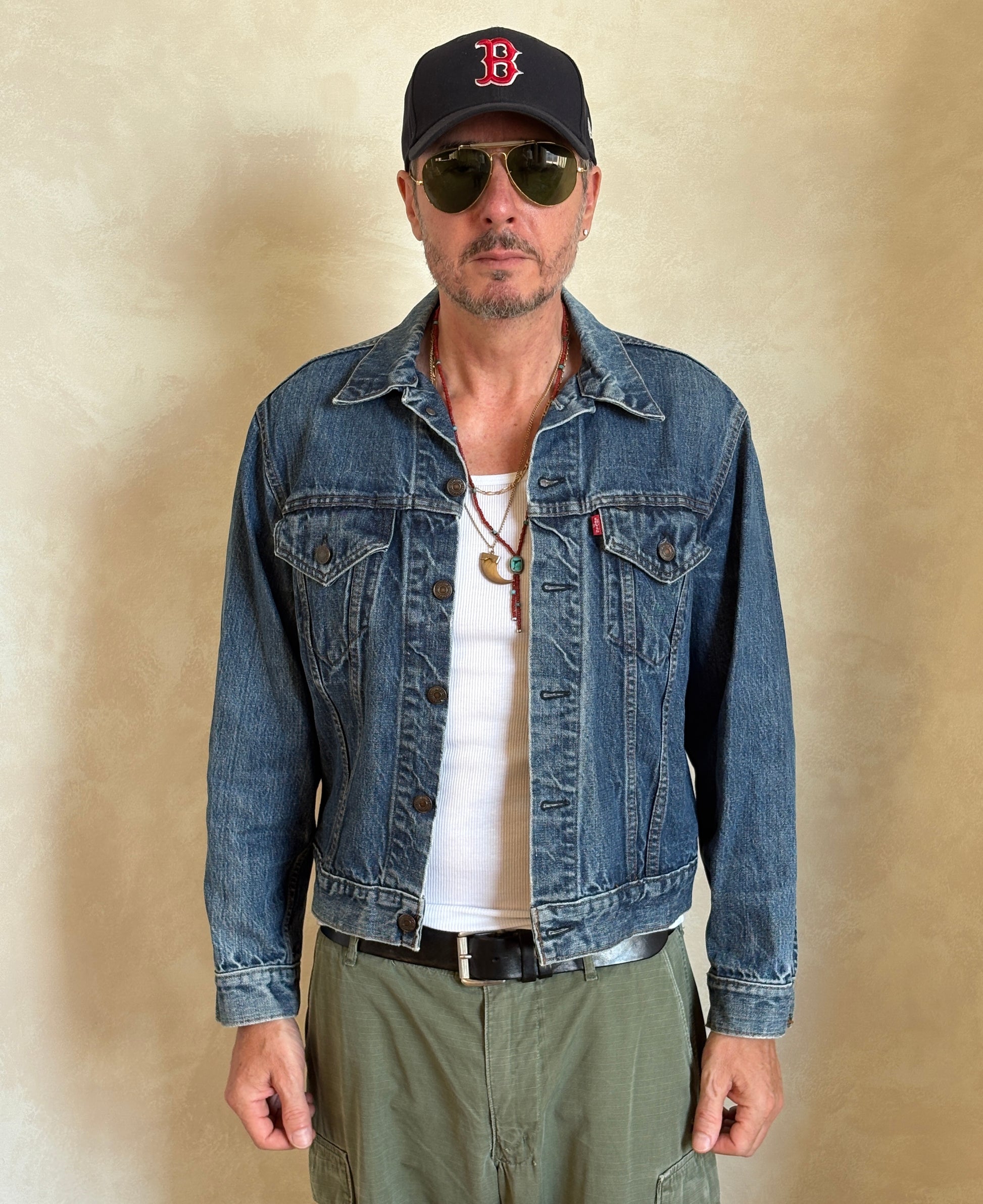 Size 42US / 52EU . Vintage 70s Levis single stitch jacket Made in USA. - USA Vintage Bcn