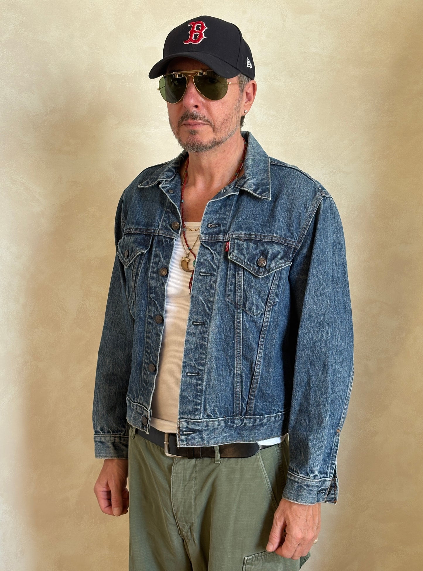 Size 42US / 52EU . Vintage 70s Levis single stitch jacket Made in USA. - USA Vintage Bcn