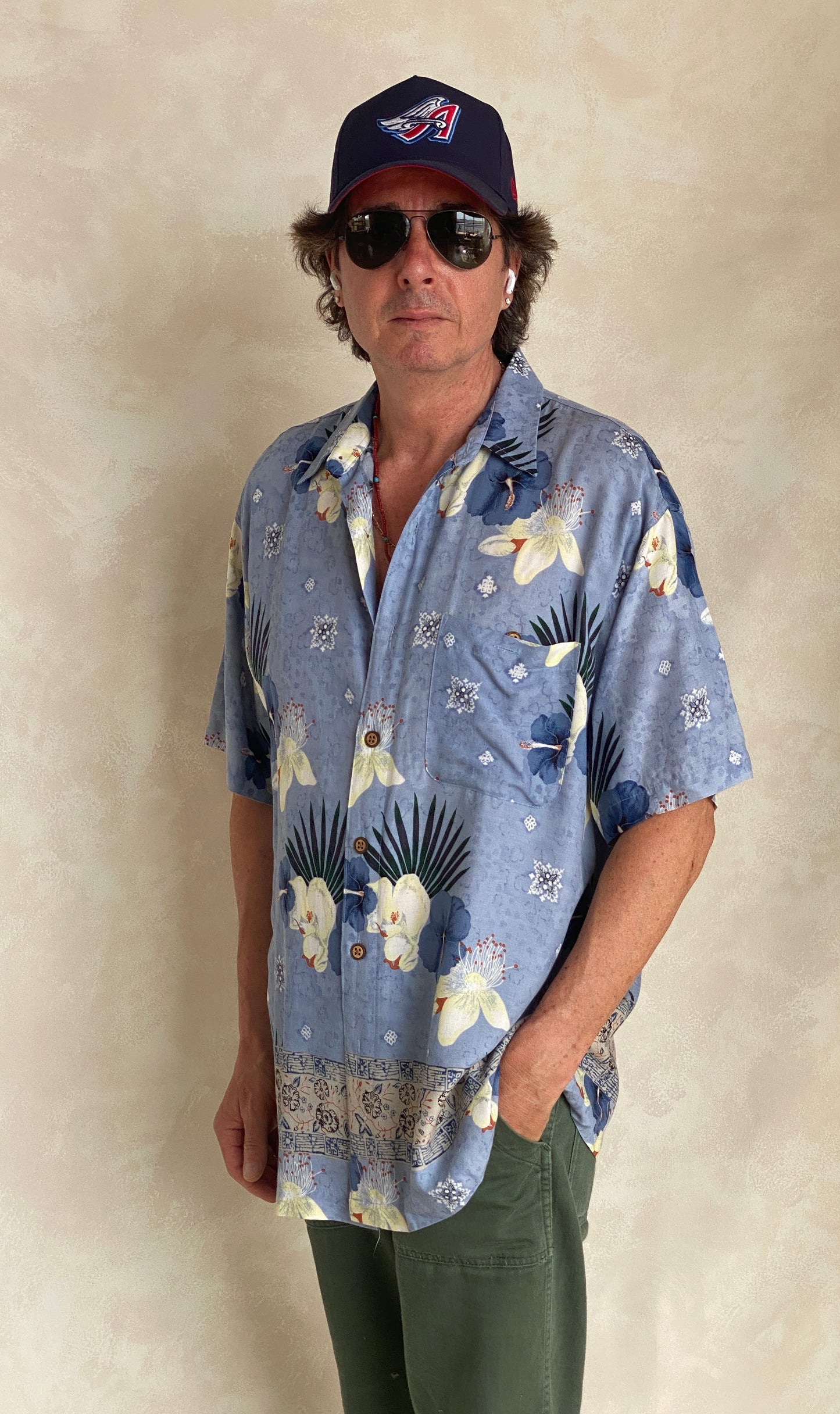 Size Large. Vintage 90s Hawaiian shirt - USA Vintage Bcn