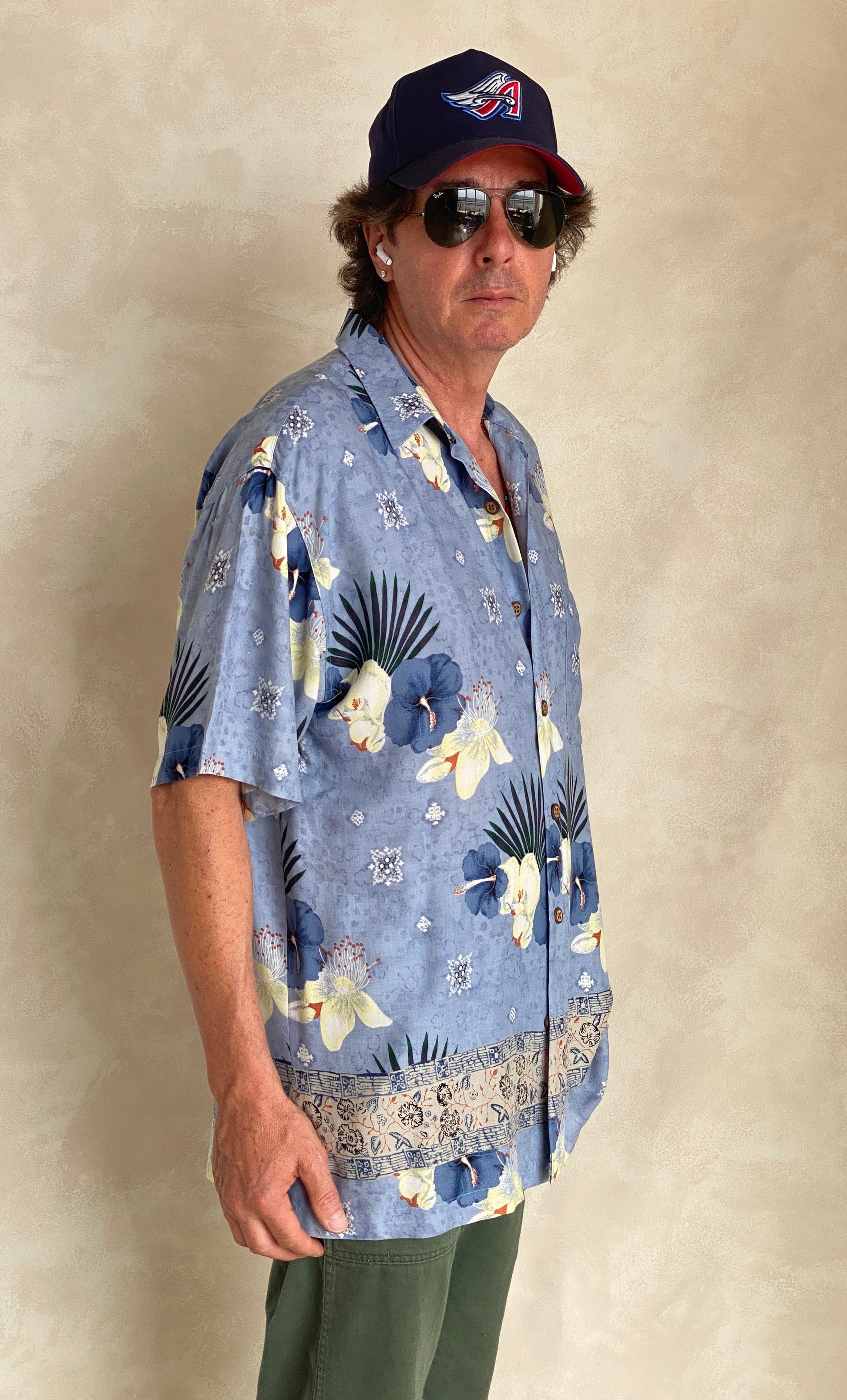 Size Large. Vintage 90s Hawaiian shirt - USA Vintage Bcn