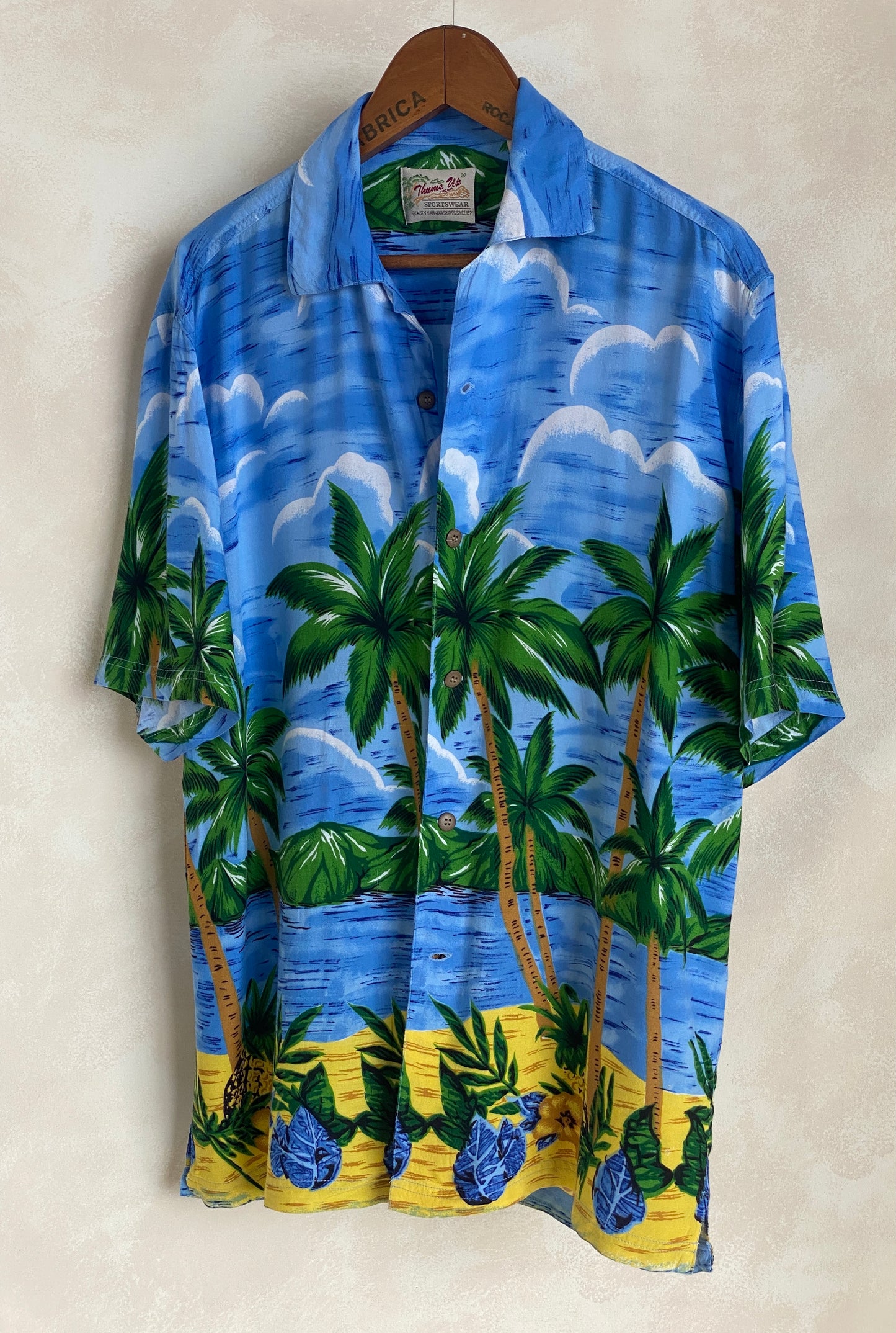 Size Large. Vintage 90s Hawaiian shirt - USA Vintage Bcn