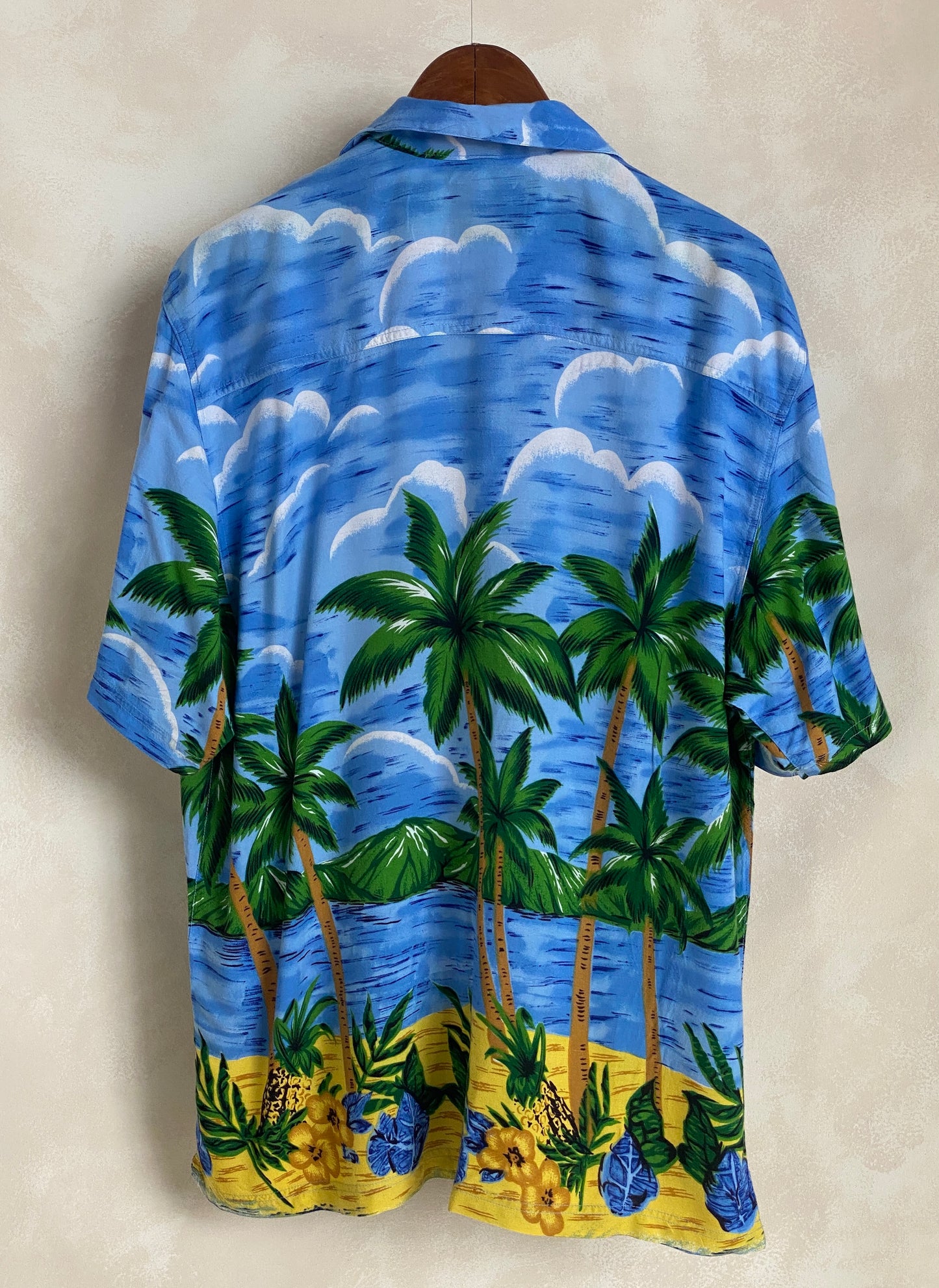 Size Large. Vintage 90s Hawaiian shirt - USA Vintage Bcn