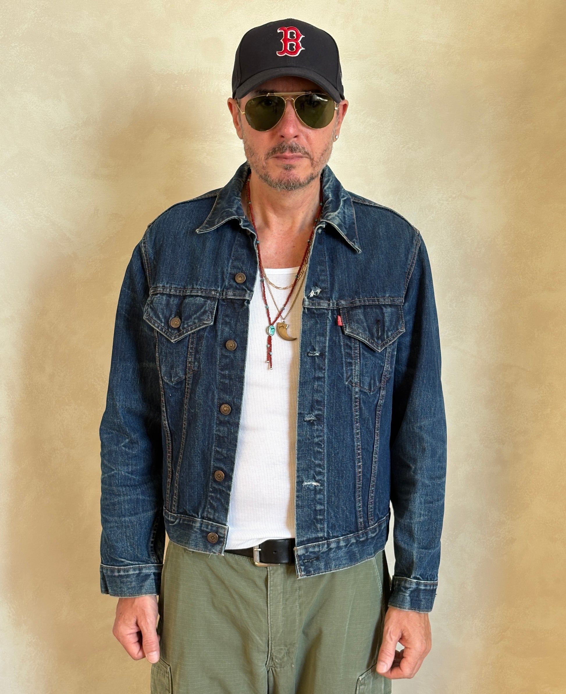 Size 42US / 52EU . Vintage 70s Levis single stitch jacket Made in USA. - USA Vintage Bcn