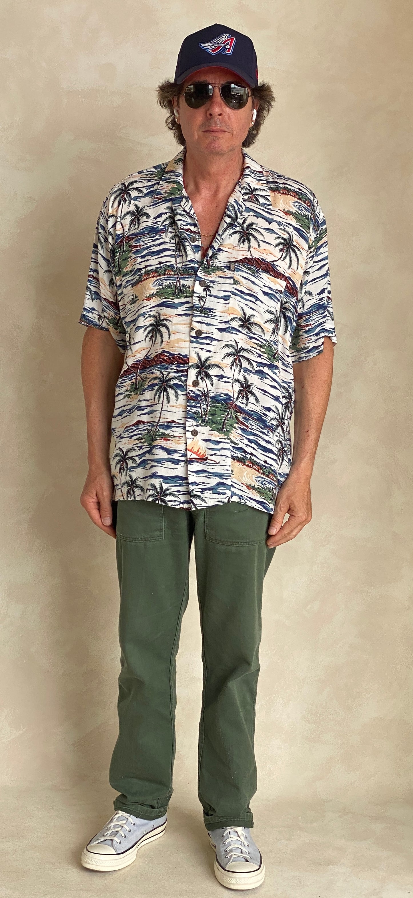 Size Large. Vintage 90s Hawaiian shirt - USA Vintage Bcn