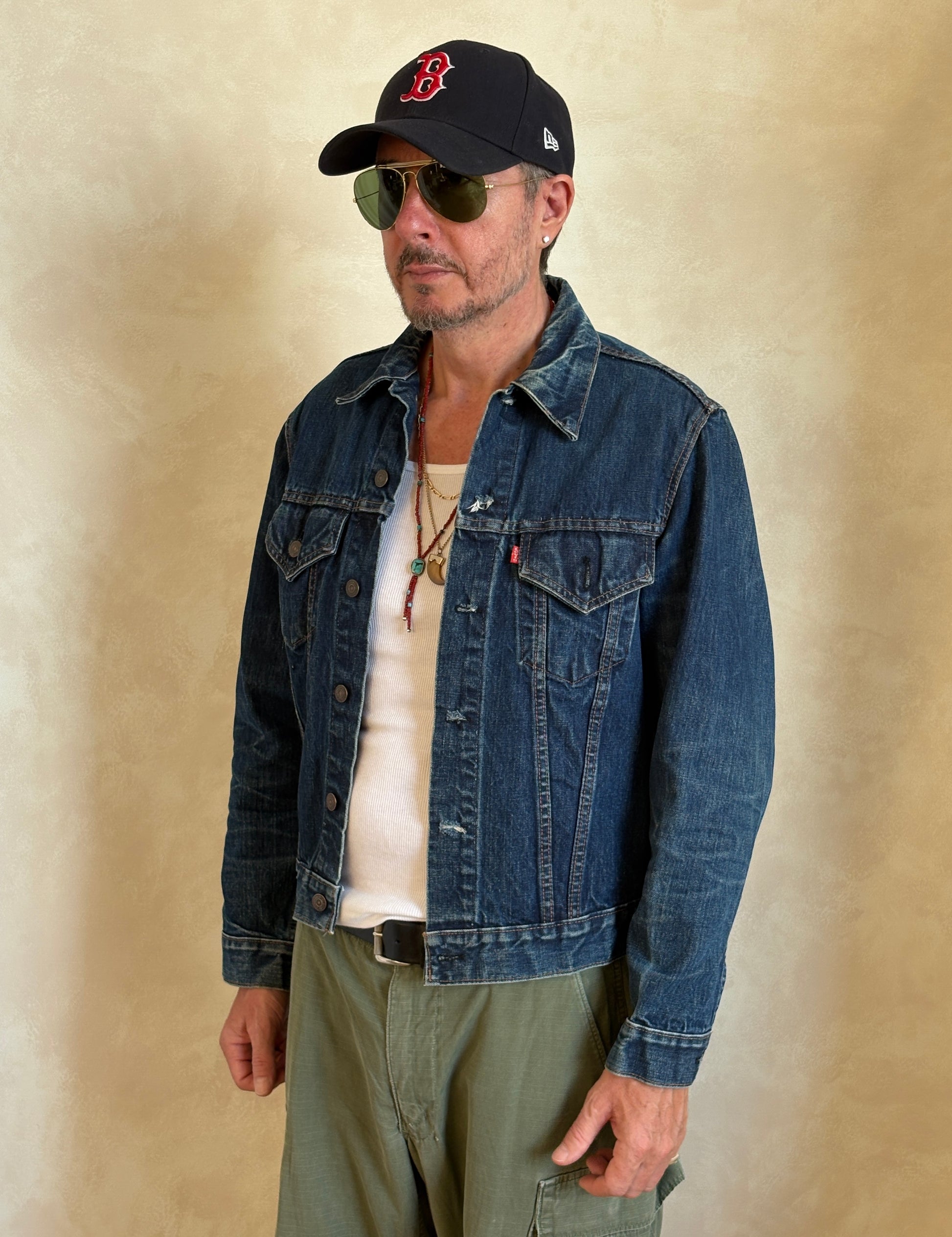 Size 42US / 52EU . Vintage 70s Levis single stitch jacket Made in USA. - USA Vintage Bcn