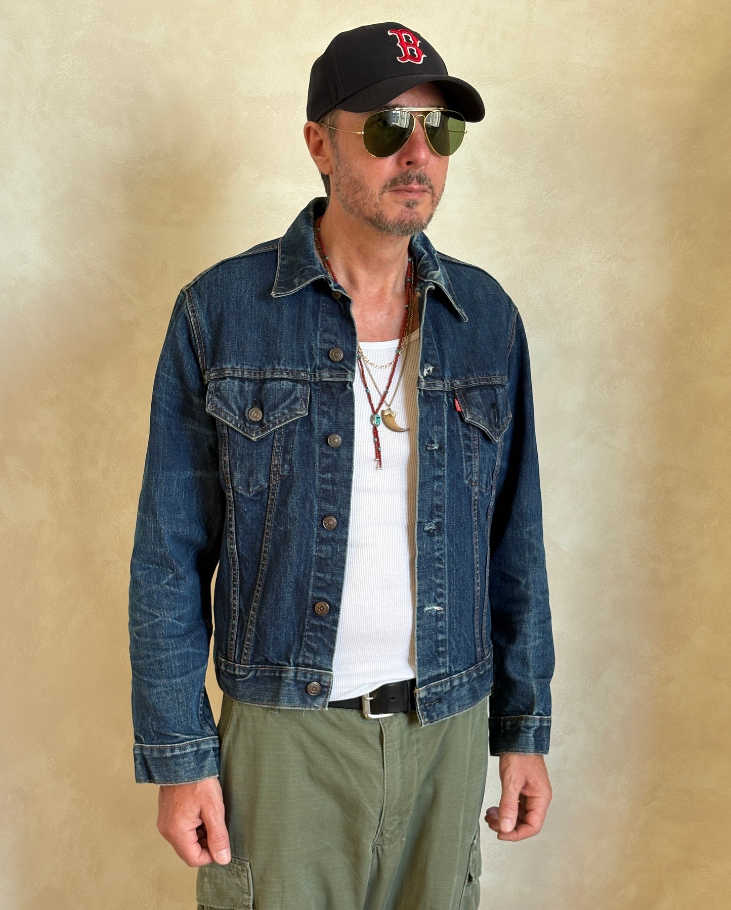 Size 42US / 52EU . Vintage 70s Levis single stitch jacket Made in USA. - USA Vintage Bcn