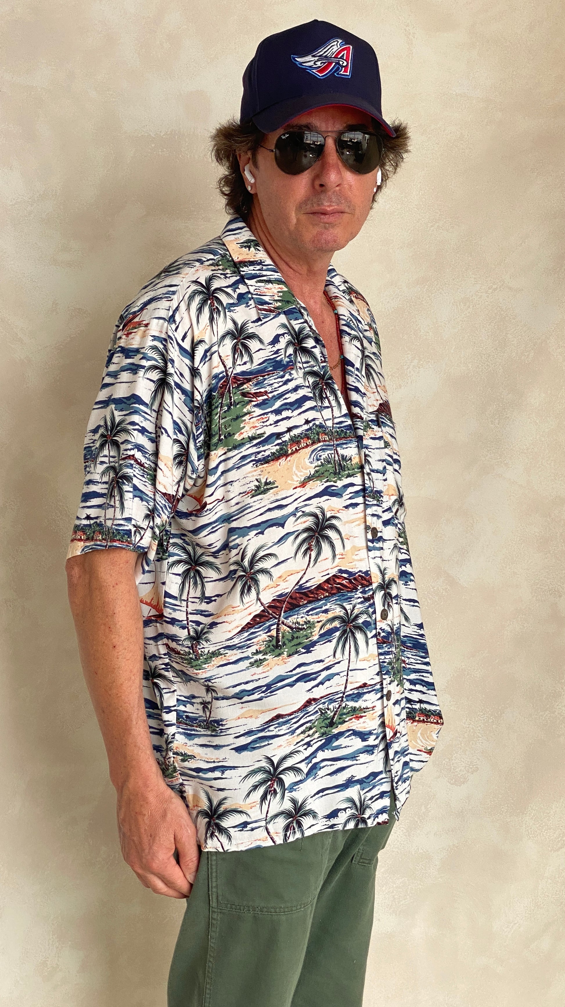 Size Large. Vintage 90s Hawaiian shirt - USA Vintage Bcn