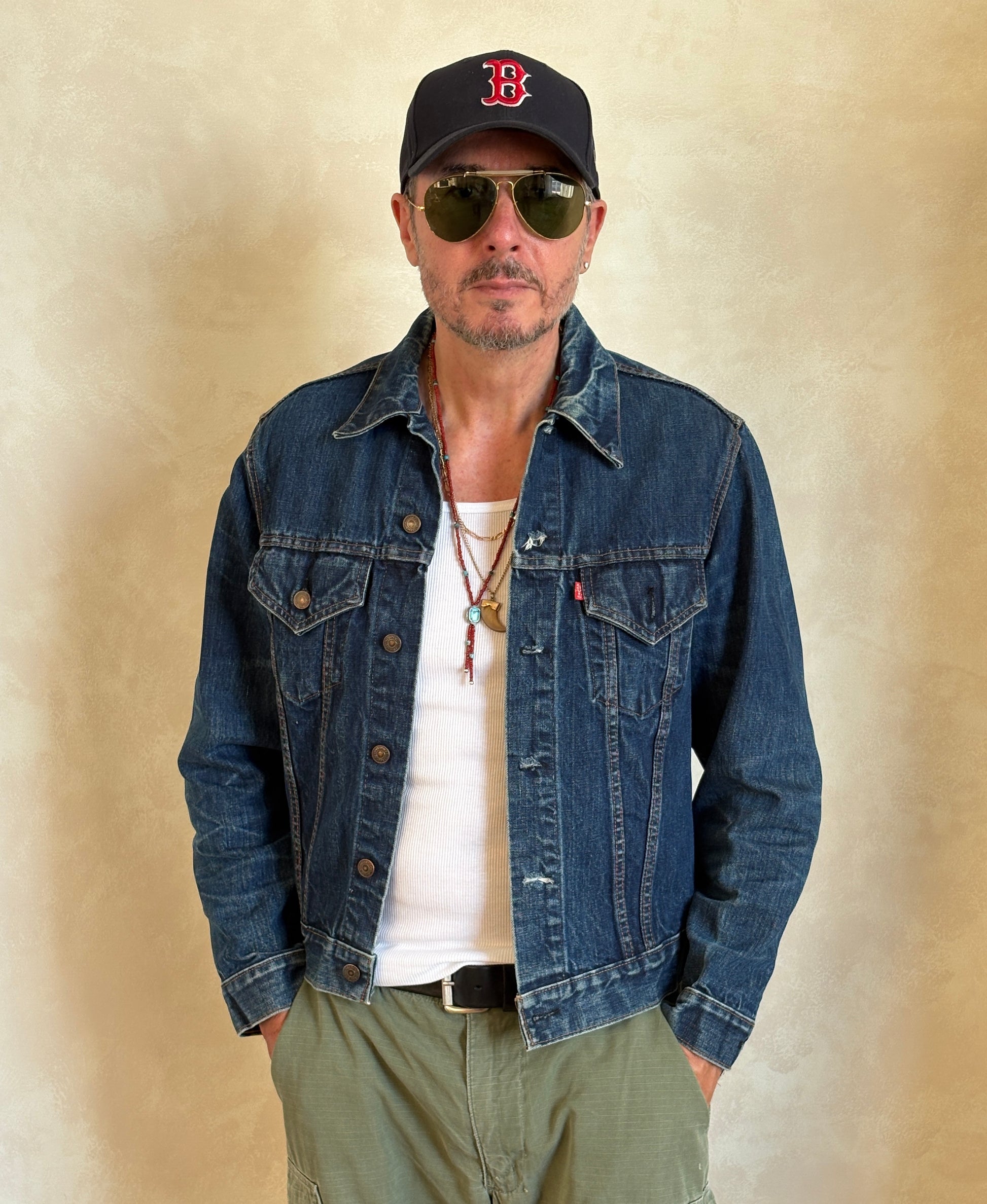 Size 42US / 52EU . Vintage 70s Levis single stitch jacket Made in USA. - USA Vintage Bcn