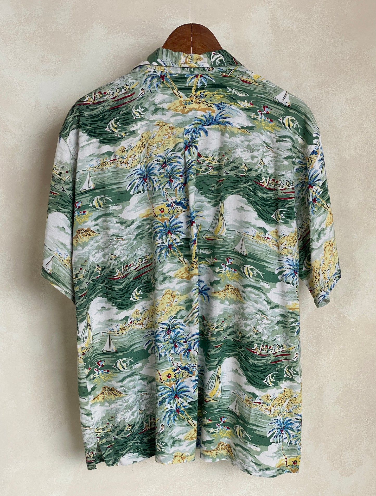 Size Large. Vintage 90s Hawaiian shirt - USA Vintage Bcn