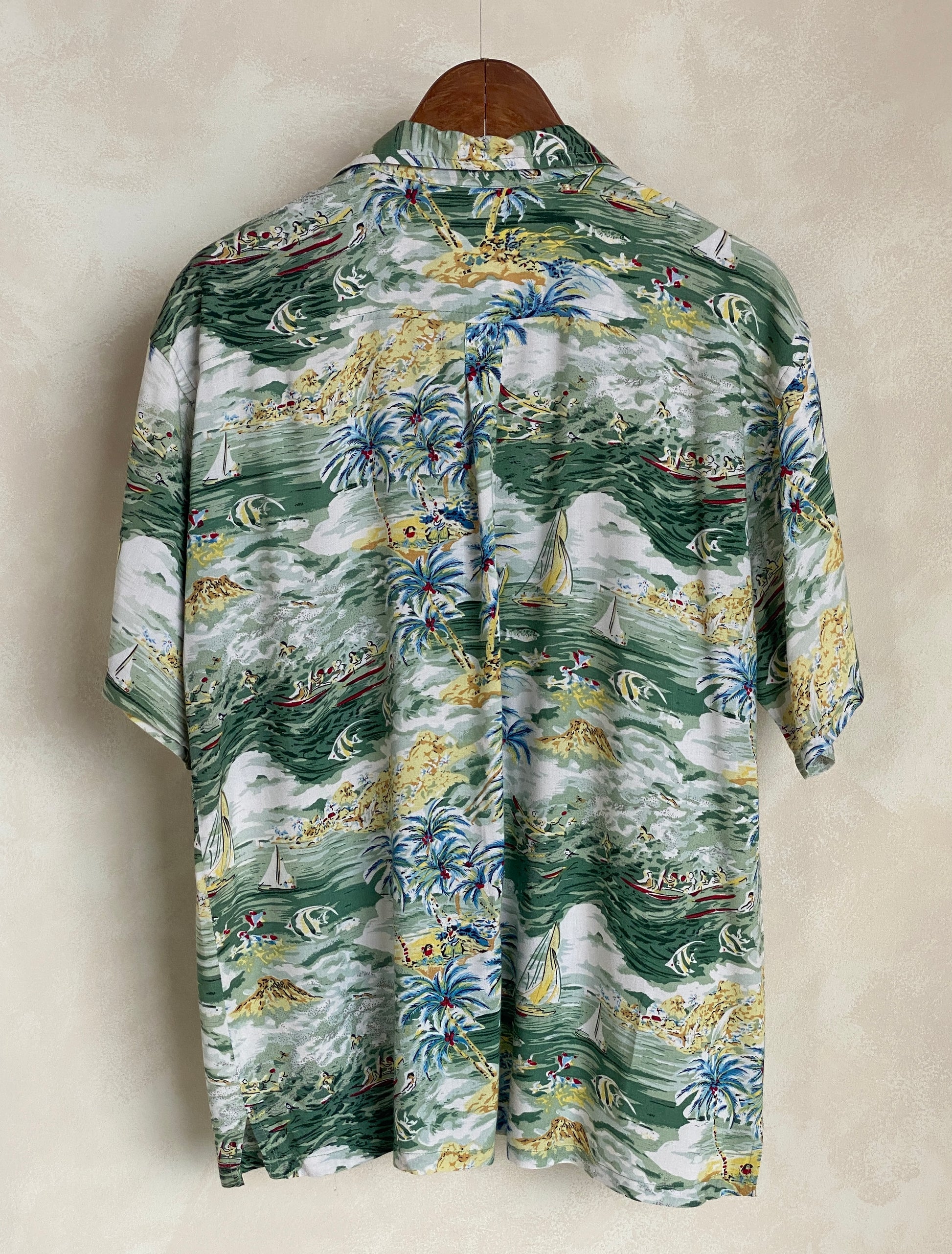 Size Large. Vintage 90s Hawaiian shirt - USA Vintage Bcn