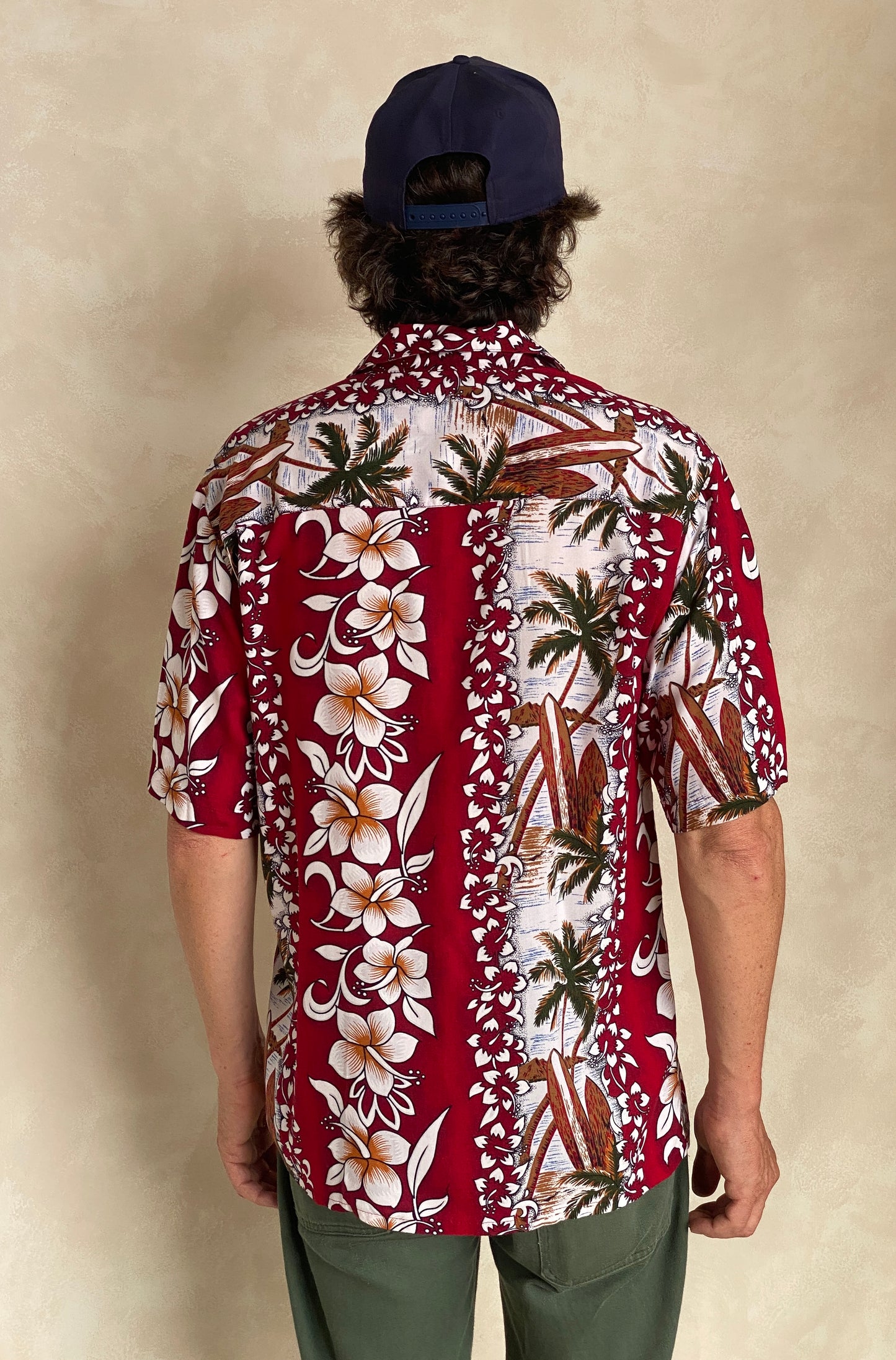 Size Small. Vintage 90s Hawaiian shirt - USA Vintage Bcn