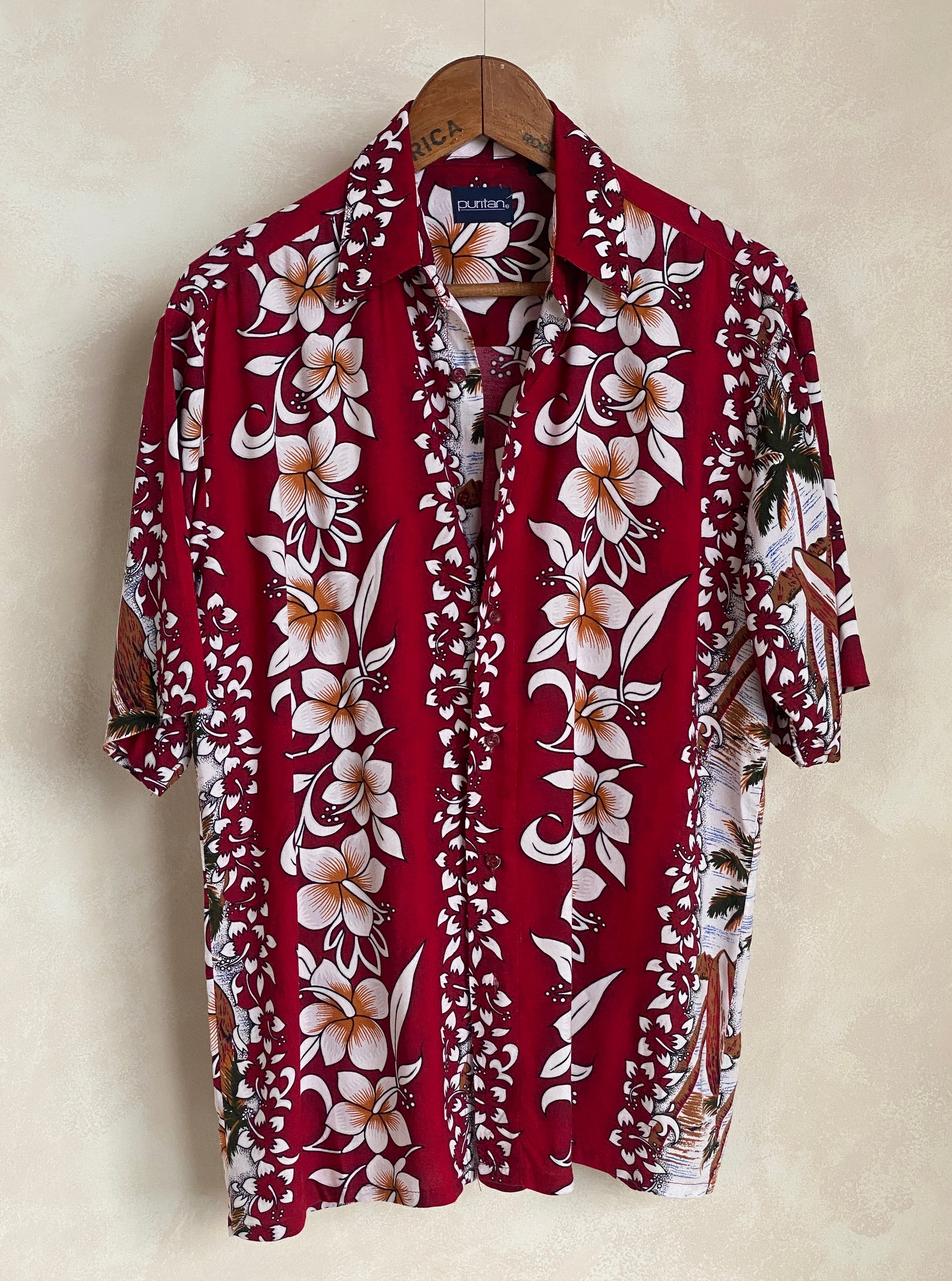 Size Small. Vintage 90s Hawaiian shirt - USA Vintage Bcn