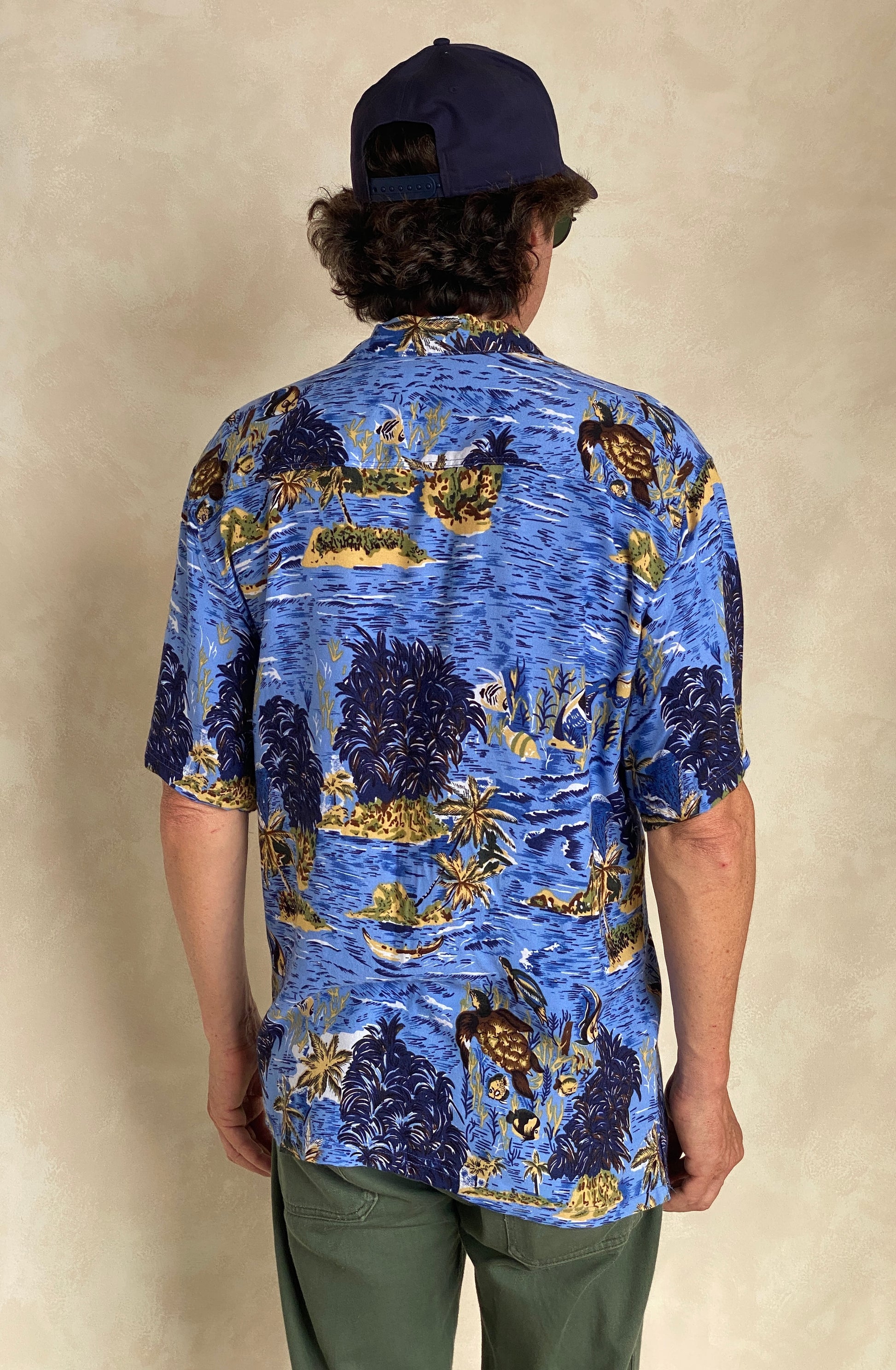 Size Large. Vintage 90s Hawaiian shirt - USA Vintage Bcn