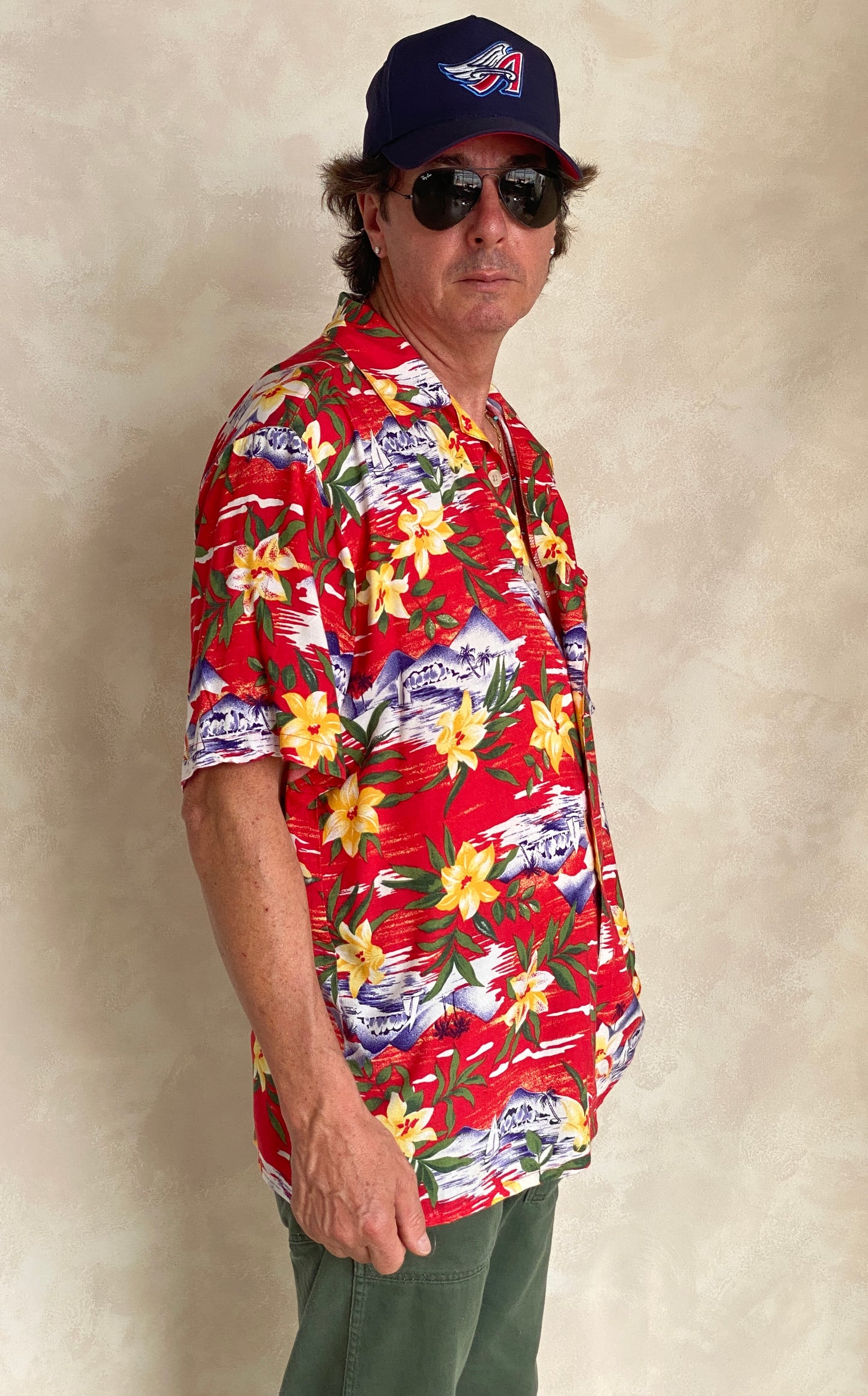 Size Large. Vintage 90s Hawaiian shirt - USA Vintage Bcn