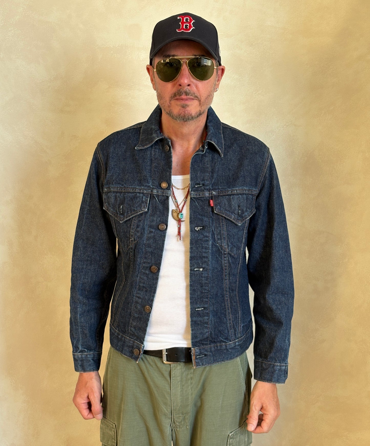 Size 38US / 48EU . Vintage 70s Levi’s Denim Jacket – 2 Pockets – Made in USA - USA Vintage Bcn