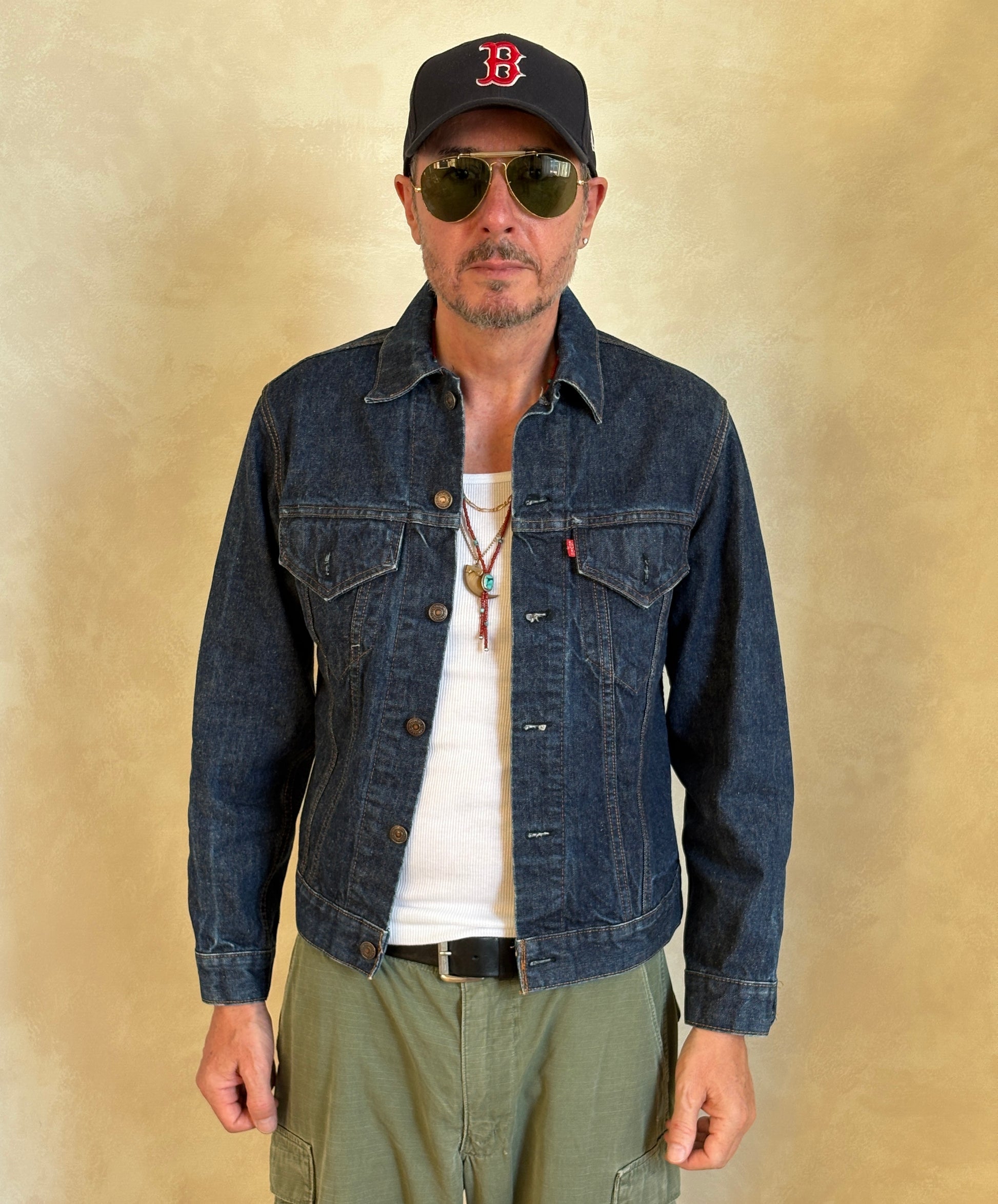 Size 38US / 48EU . Vintage 70s Levi’s Denim Jacket – 2 Pockets – Made in USA - USA Vintage Bcn