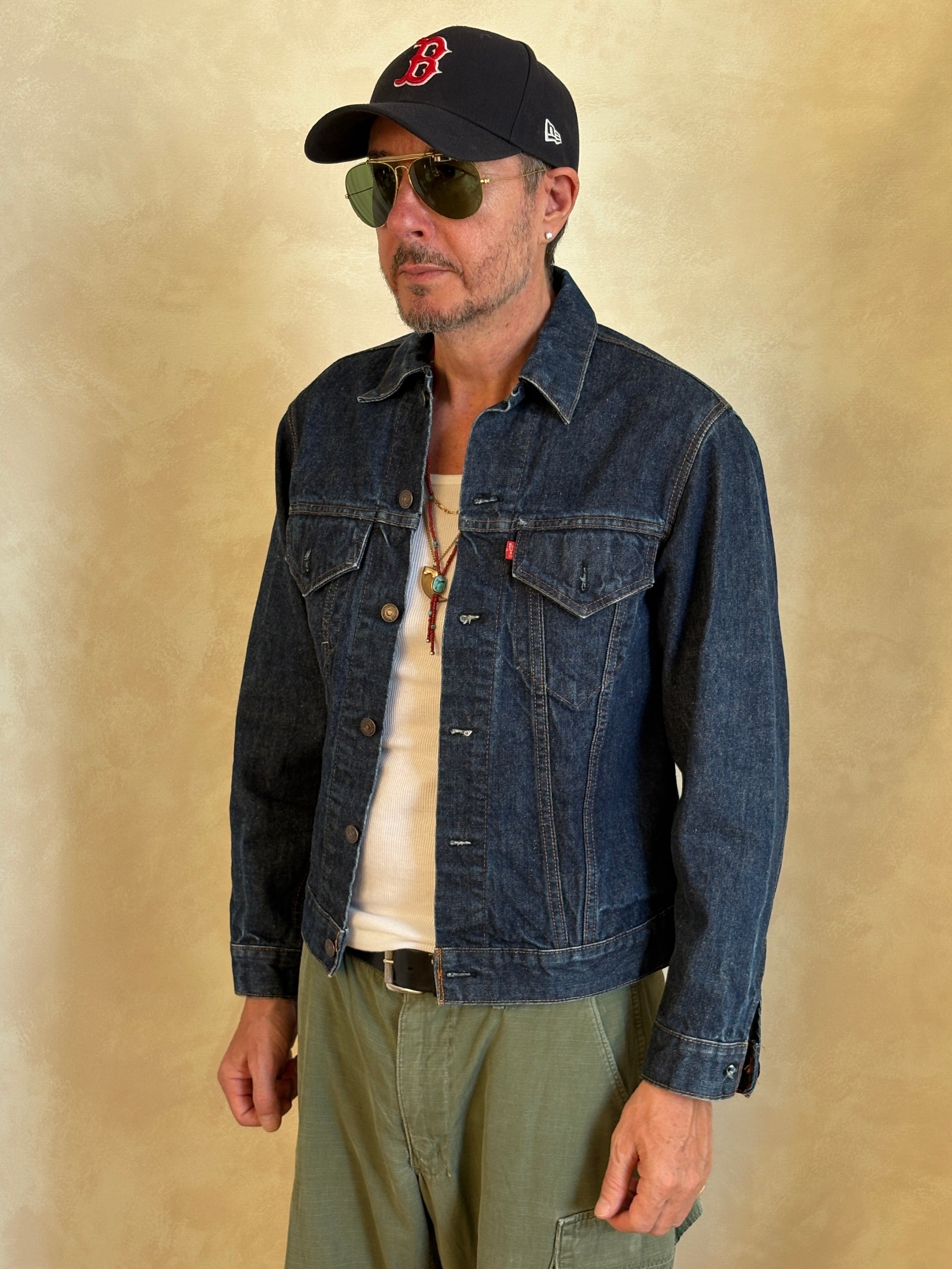 Size 38US / 48EU . Vintage 70s Levi’s Denim Jacket – 2 Pockets – Made in USA - USA Vintage Bcn
