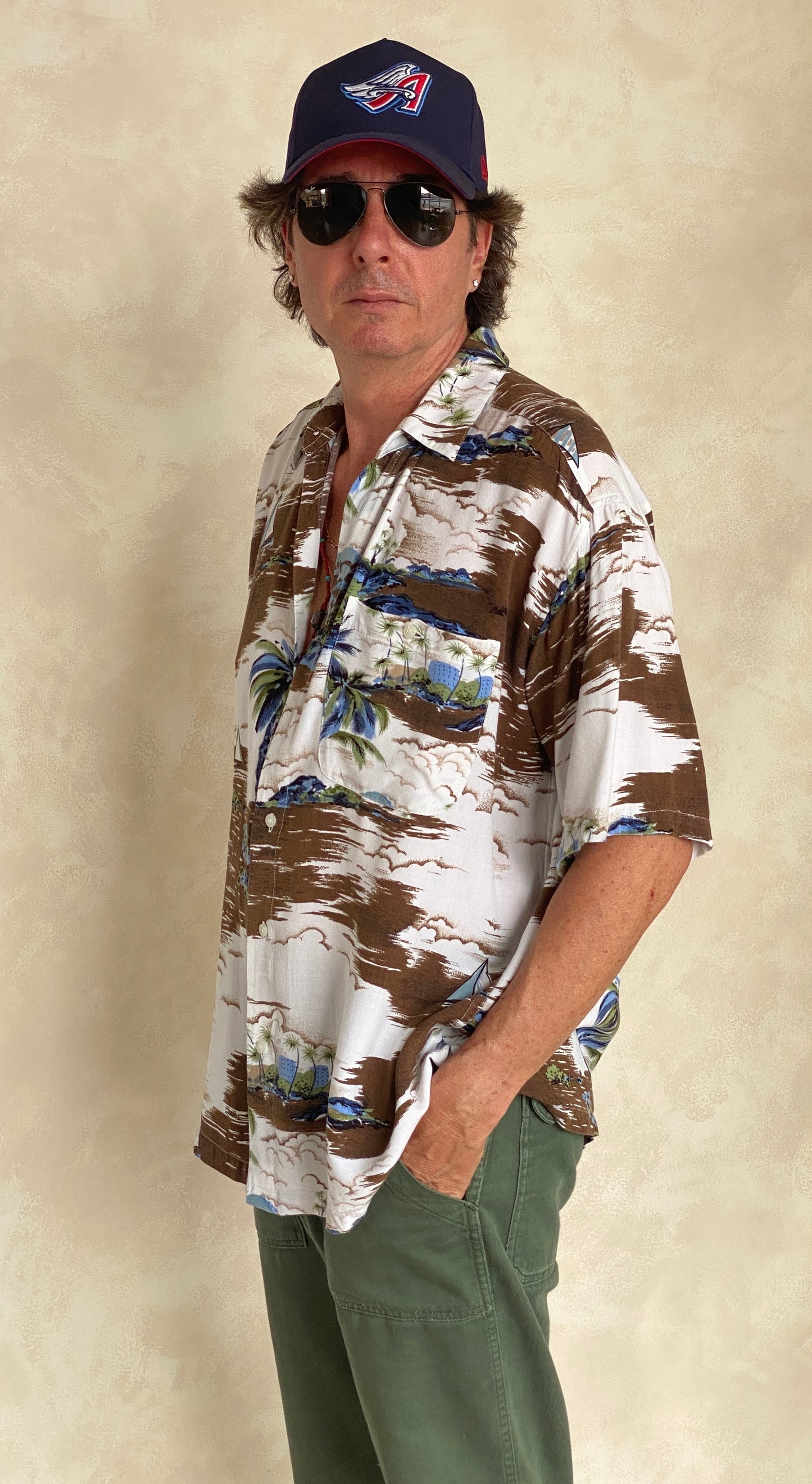 Size Large. Vintage 90s Hawaiian shirt - USA Vintage Bcn