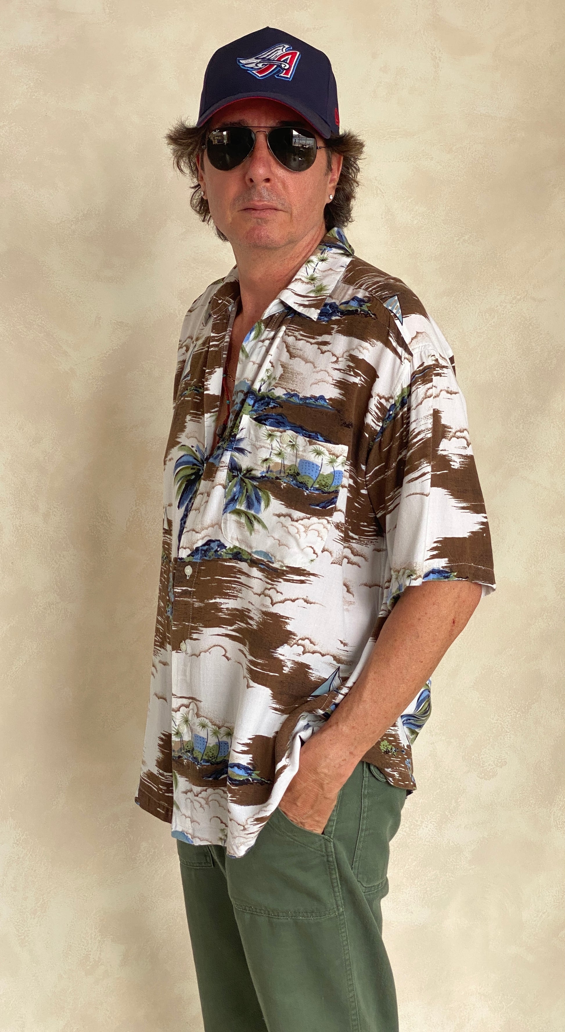 Size Large. Vintage 90s Hawaiian shirt - USA Vintage Bcn