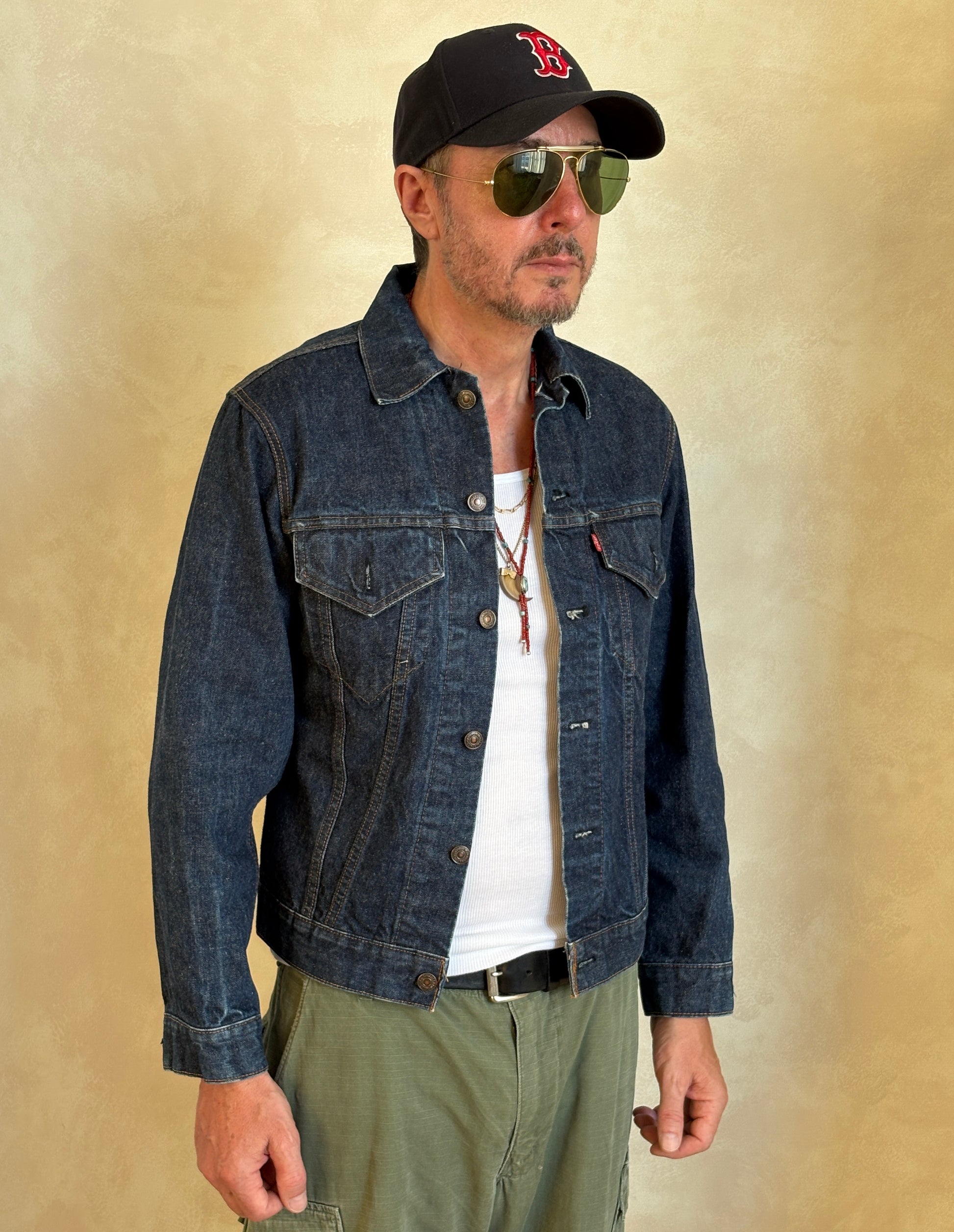 Size 38US / 48EU . Vintage 70s Levi’s Denim Jacket – 2 Pockets – Made in USA - USA Vintage Bcn