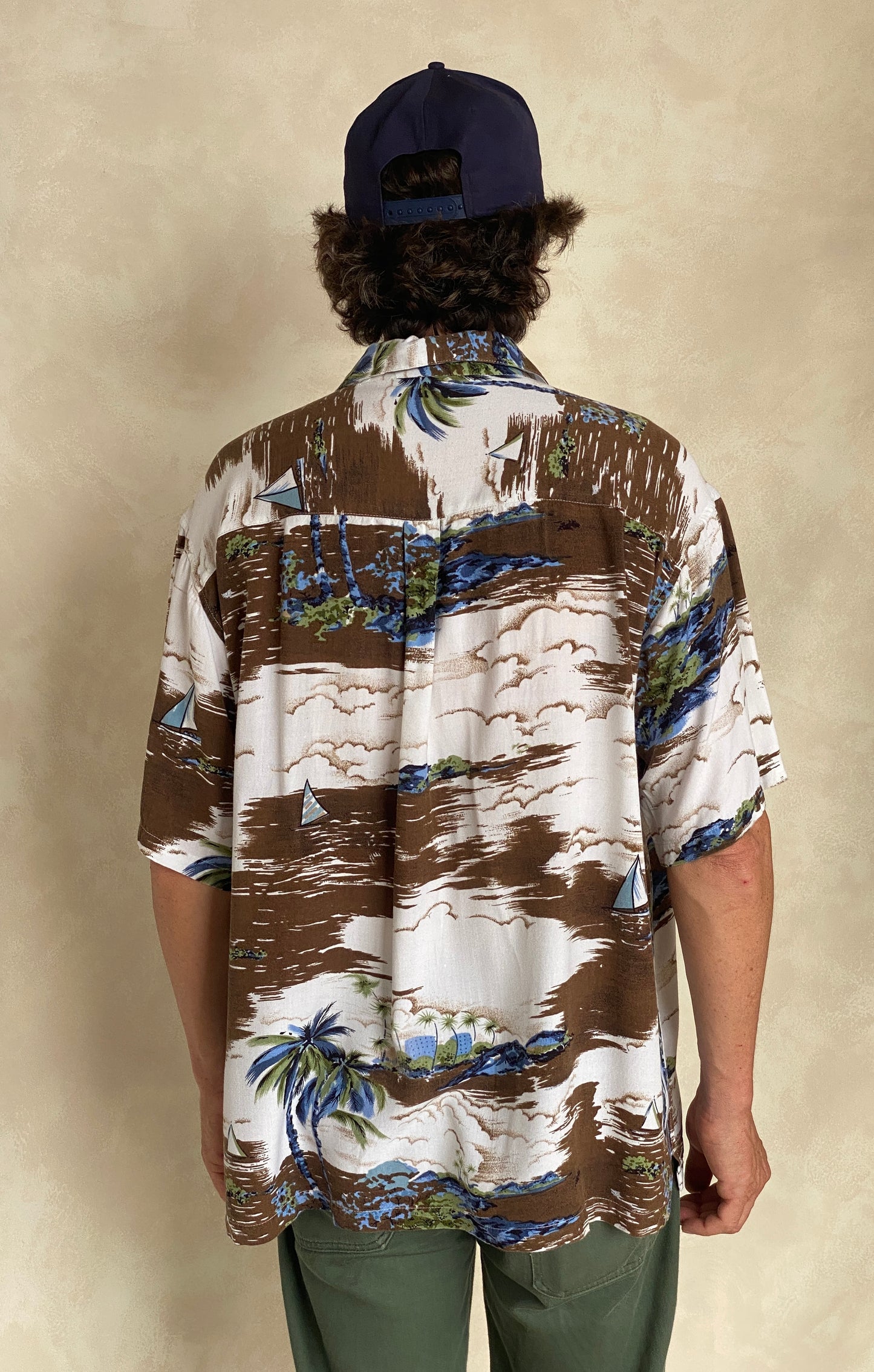 Size Large. Vintage 90s Hawaiian shirt - USA Vintage Bcn