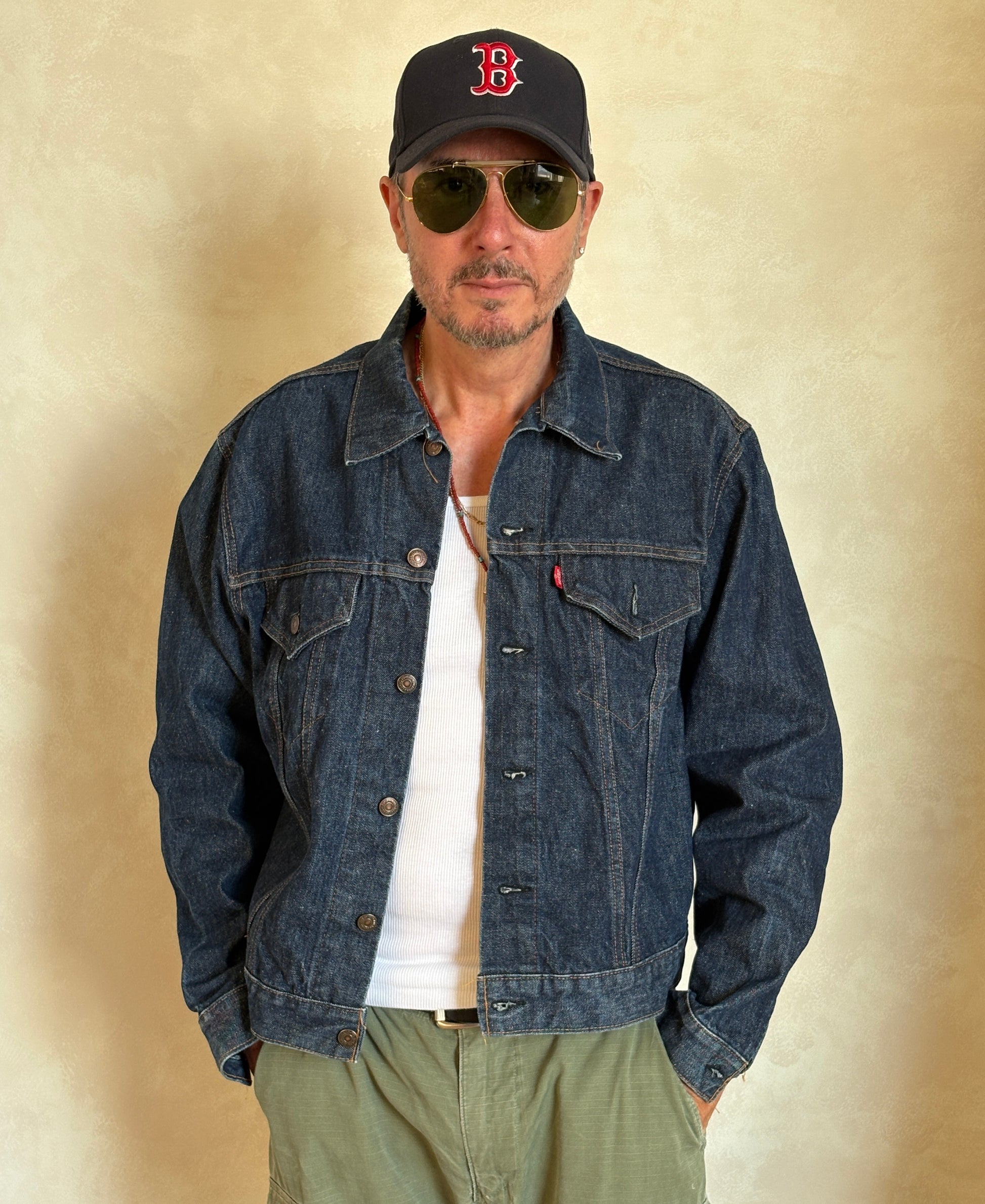 Size 46US / 56EU .Vintage 70s Levi’s Denim Jacket – 2 Pockets – Made in USA - USA Vintage Bcn