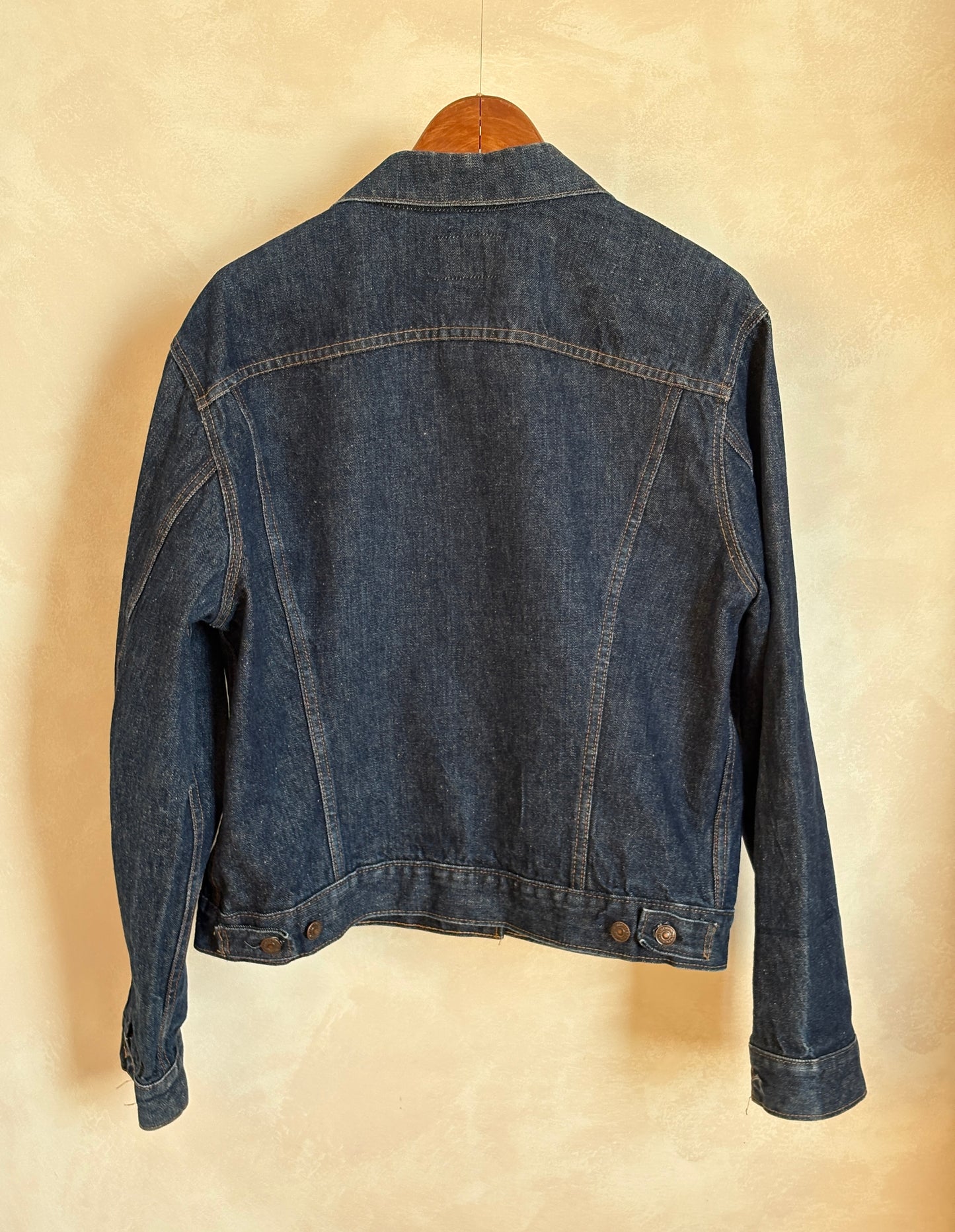 Size 46US / 56EU .Vintage 70s Levi’s Denim Jacket – 2 Pockets – Made in USA - USA Vintage Bcn
