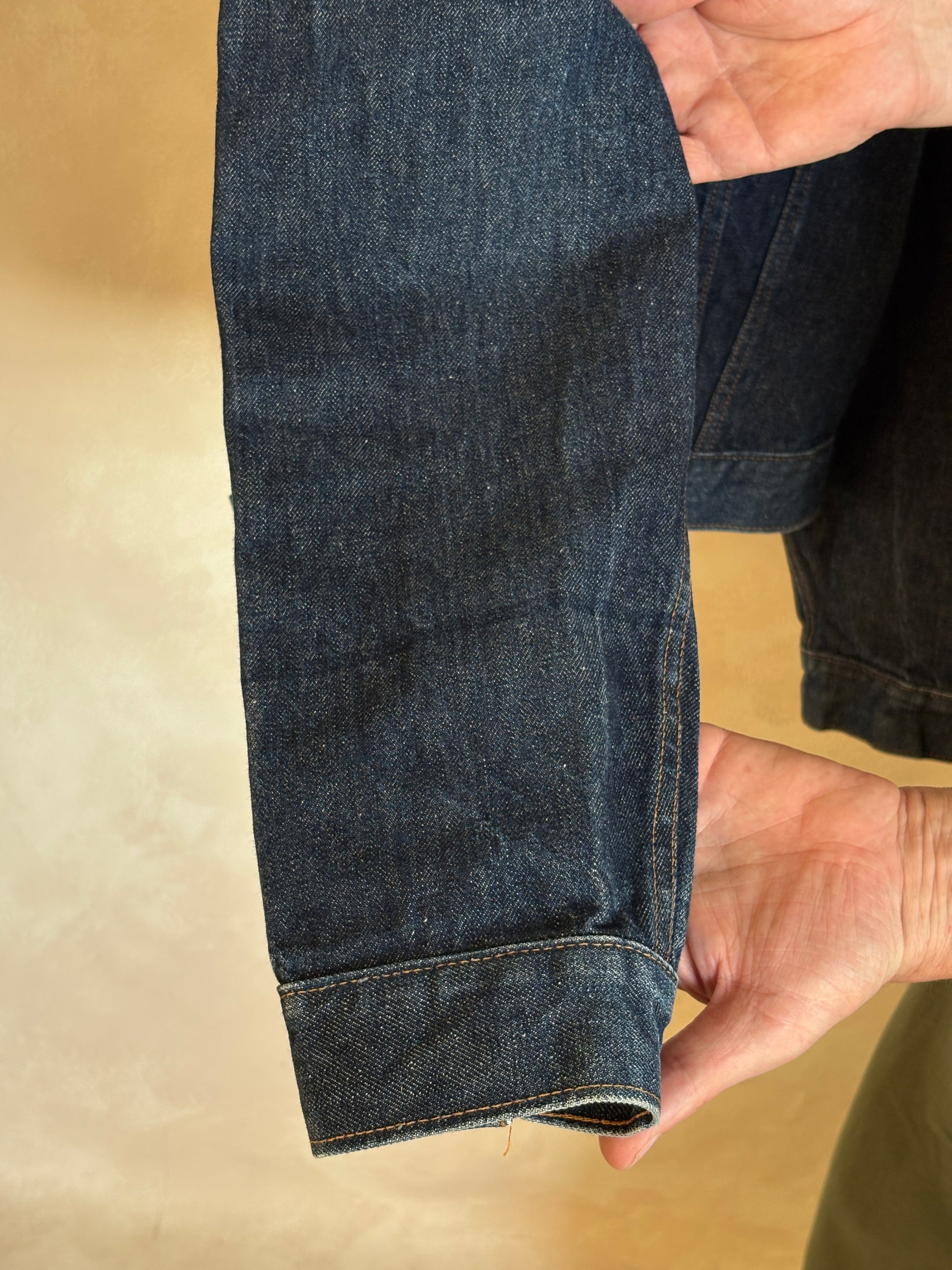 Size 46US / 56EU .Vintage 70s Levi’s Denim Jacket – 2 Pockets – Made in USA - USA Vintage Bcn