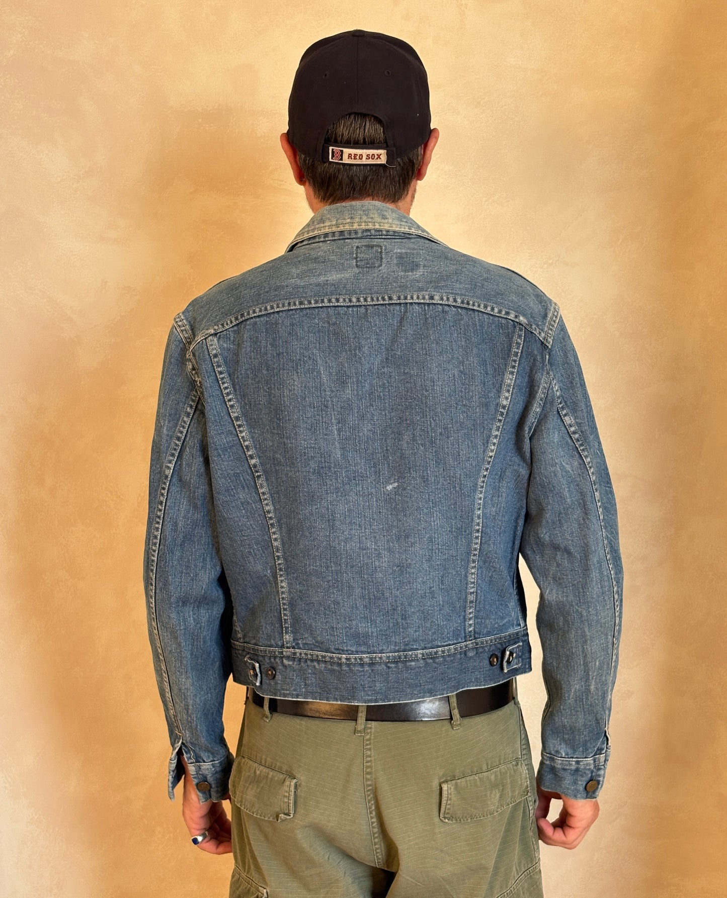 Size 42-44US / 52-54EU.Vintage 70s Lee Union Made Denim Shirt – 2 Pockets – Made in USA - USA Vintage Bcn