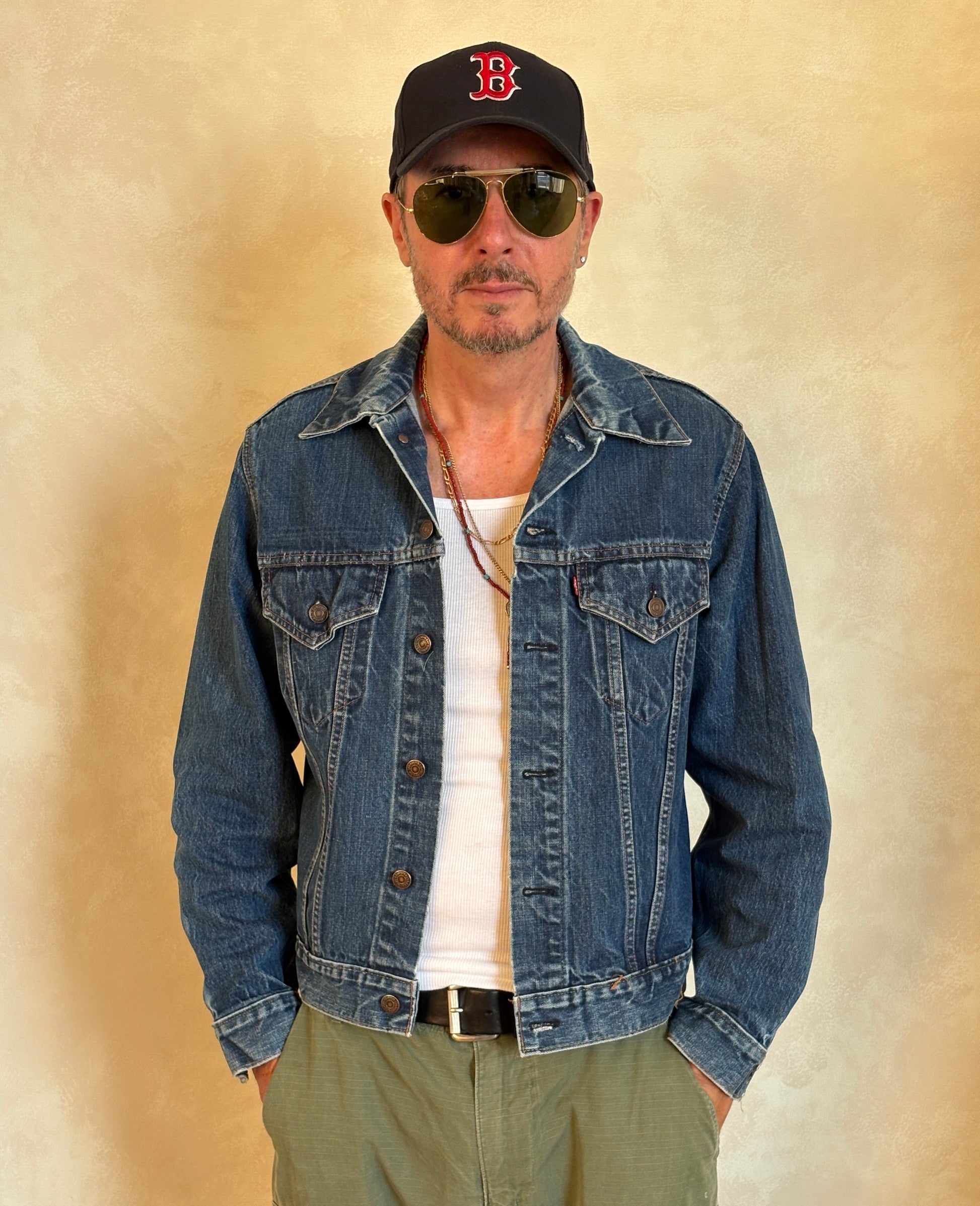 Size 42US / 52EU . Vintage 70s Levi’s Denim Jacket – 2 Pockets – Made in USA - USA Vintage Bcn