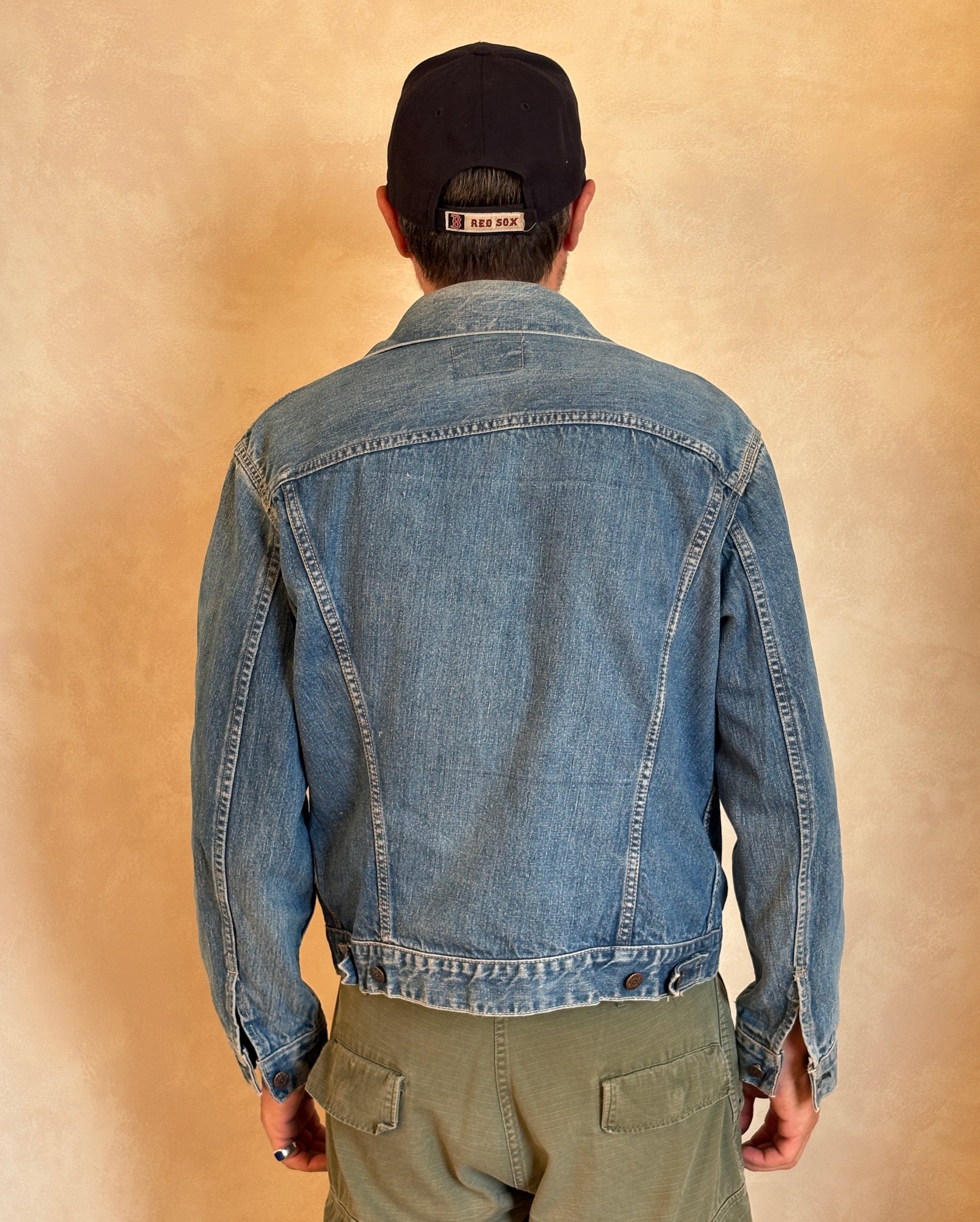 Size 42US / 52EU . Vintage 70s Levi’s Denim Jacket – 2 Pockets – Made in USA - USA Vintage Bcn