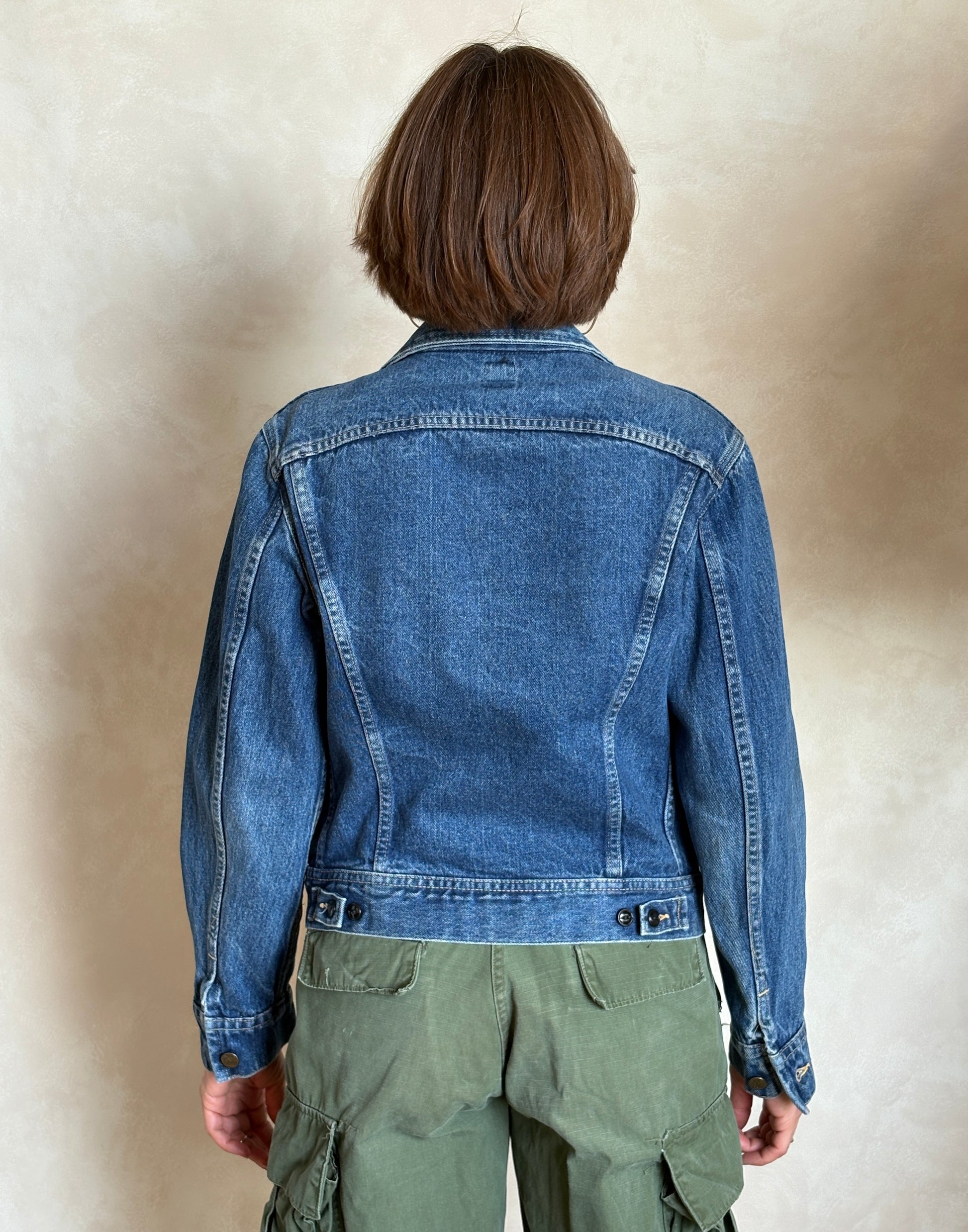 Size 36US / 46EU .Vintage 80s Lee Denim Jacket – 4 Pockets – Made in USA - USA Vintage Bcn