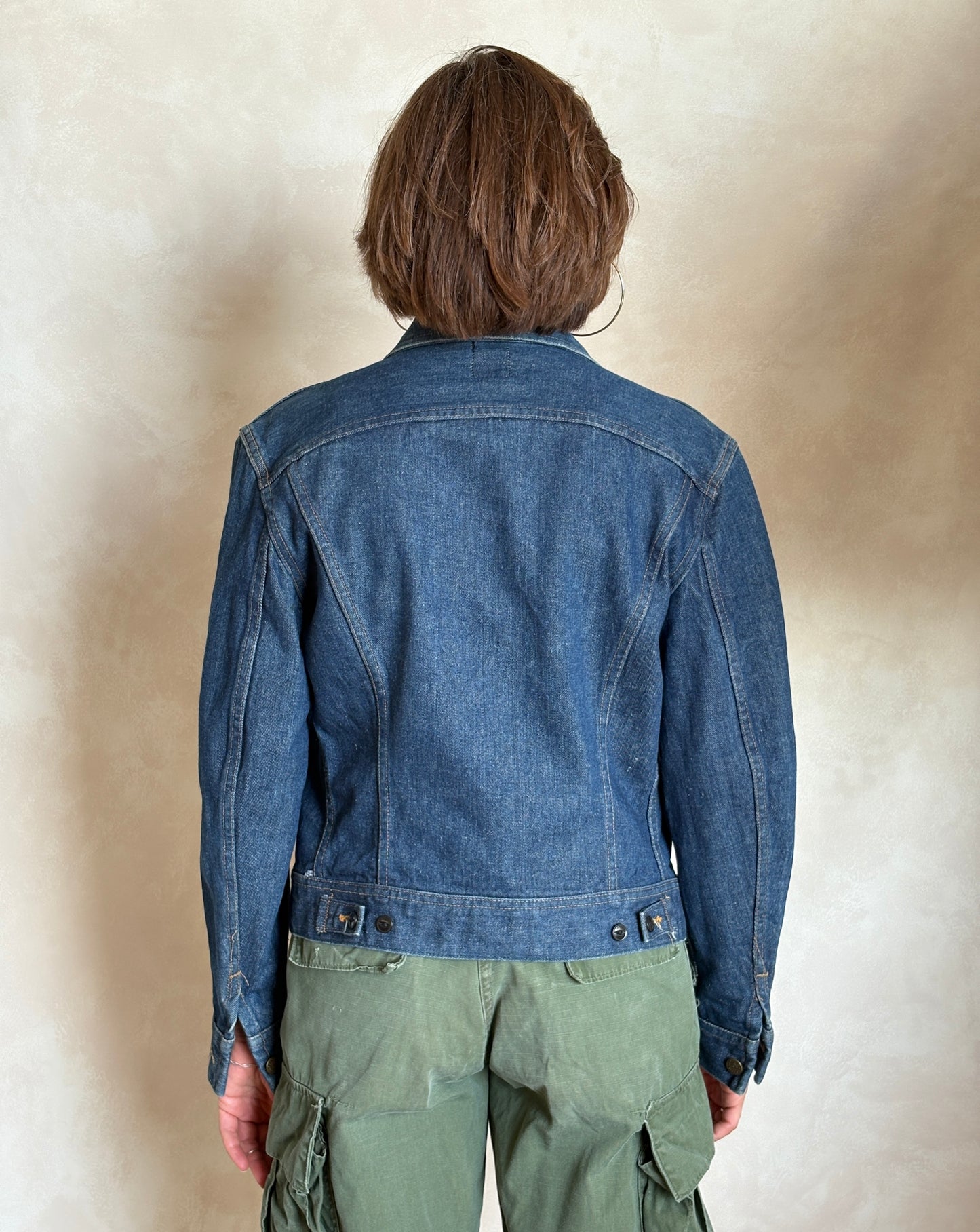 Size 36US / 46EU .Vintage 80s Lee Denim Jacket – 2 Pockets – Made in USA - USA Vintage Bcn