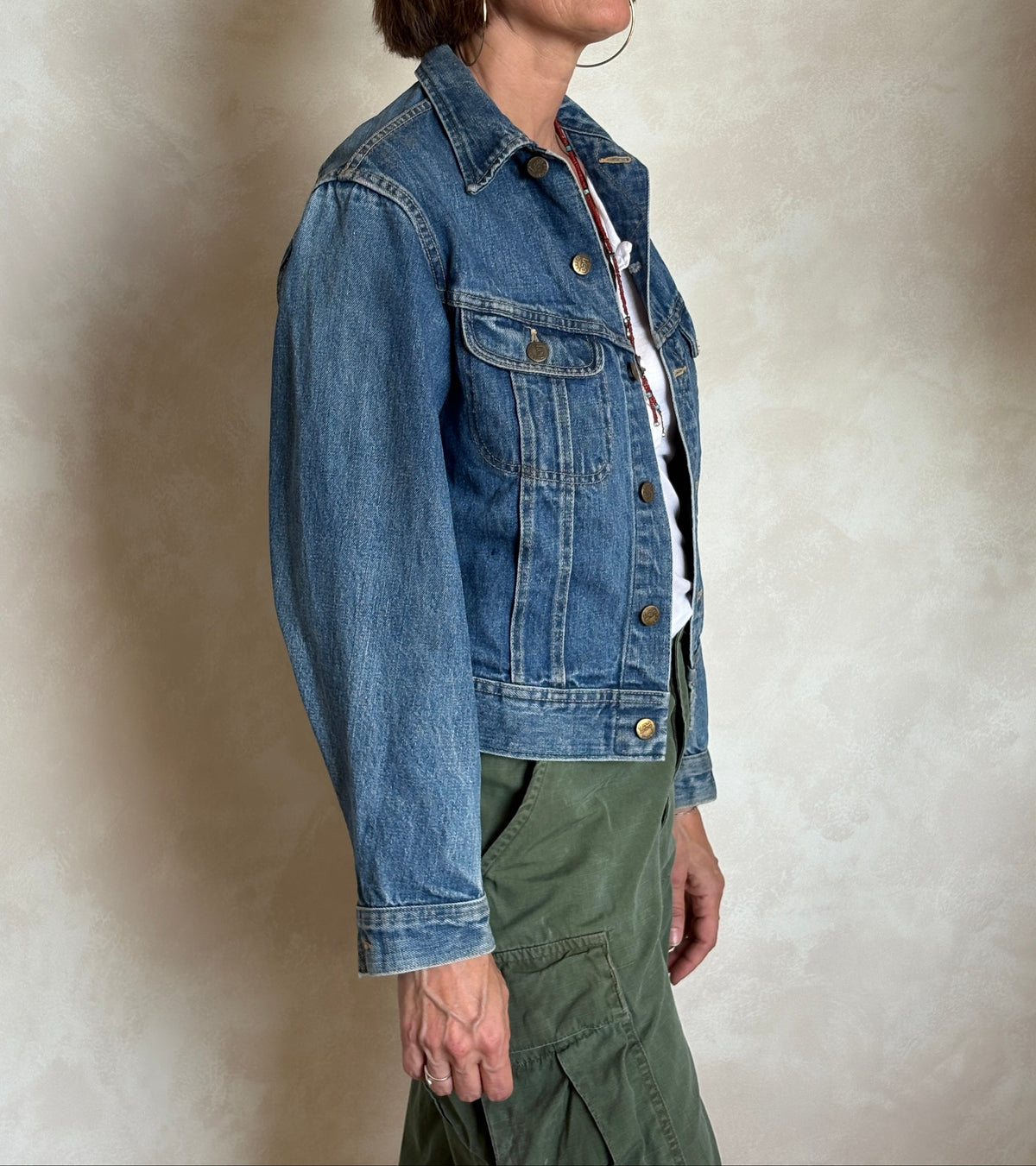 Size 36US / 46EU .Vintage 80s Lee 2 pockets made in USA-AJ357 Studio