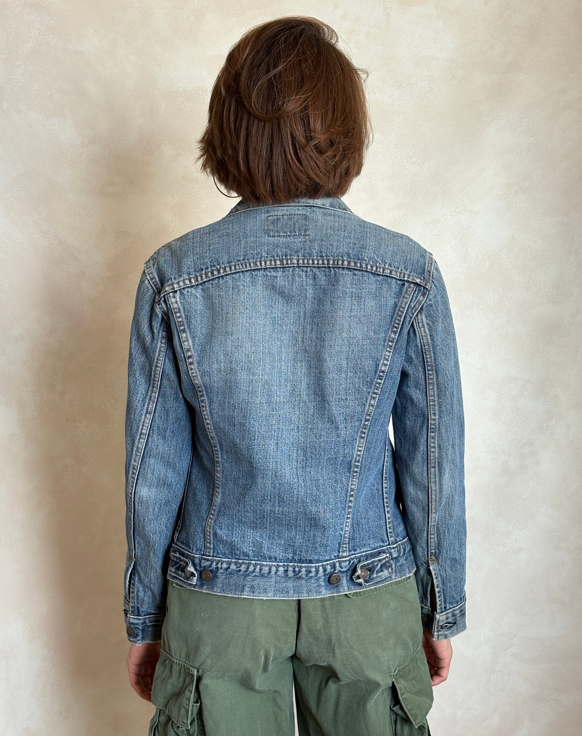 Size 36-38US / 46-48EU .Vintage 70s Levi’s Denim Jacket – 2 Pockets – Made in USA-AJ357 Studio