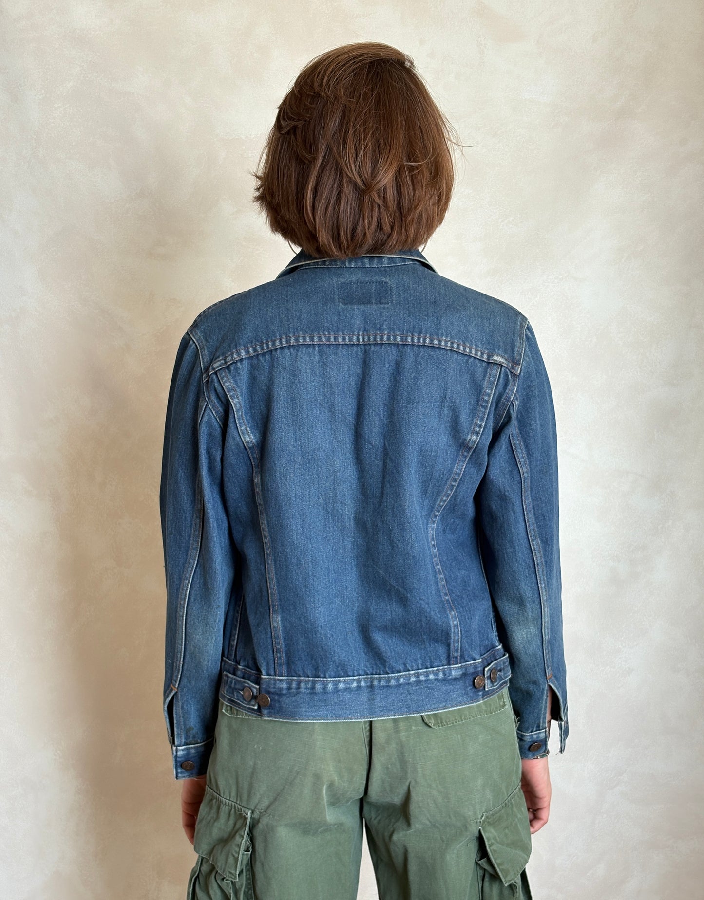 Size 34US / 44EU .Vintage 70s Levi’s Denim Jacket – 2 Pockets – Made in USA - USA Vintage Bcn