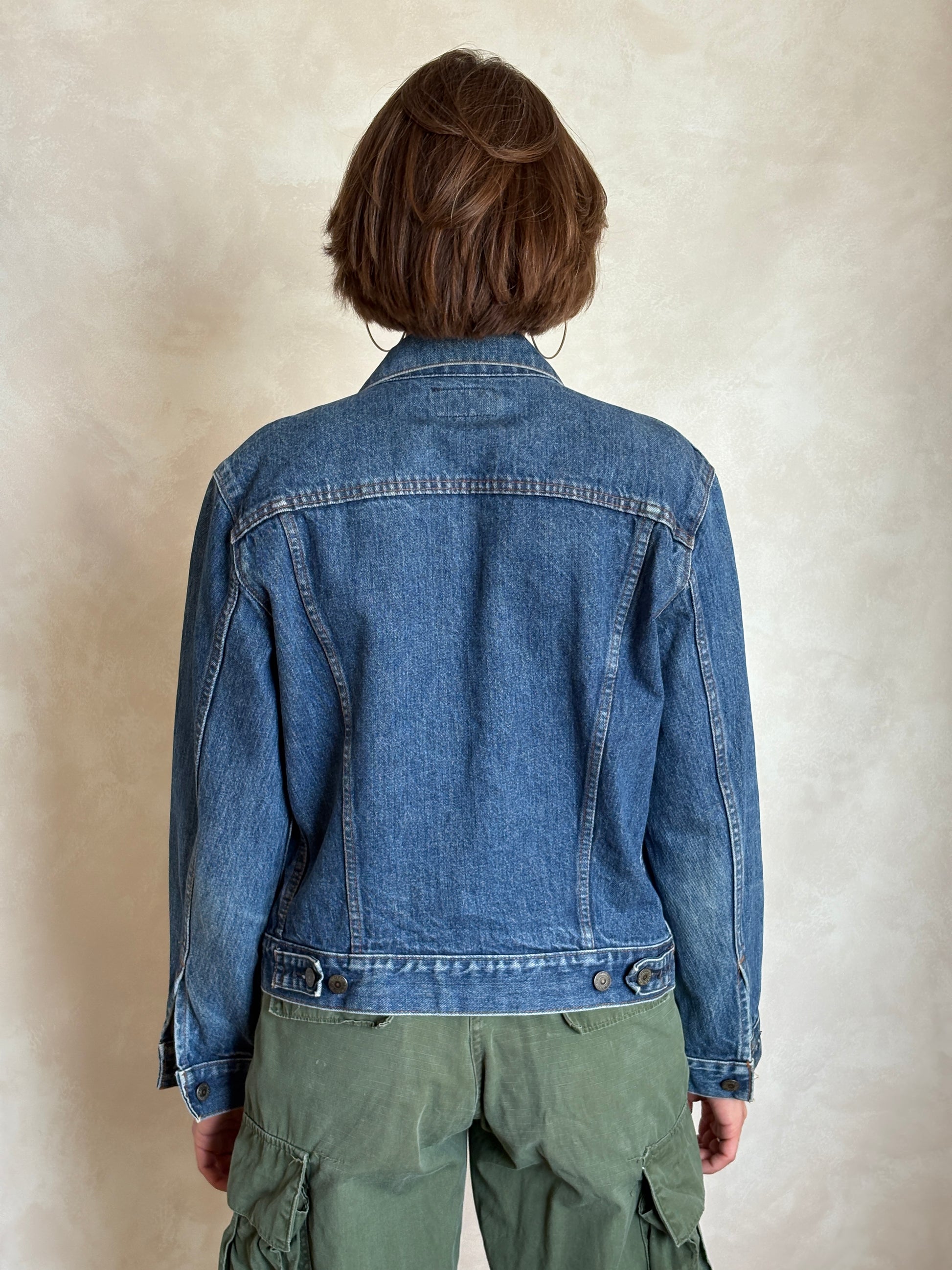 Size 38US/48EU .Vintage 70s Levi’s Denim Jacket – 2 Pockets – Made in USA - USA Vintage Bcn