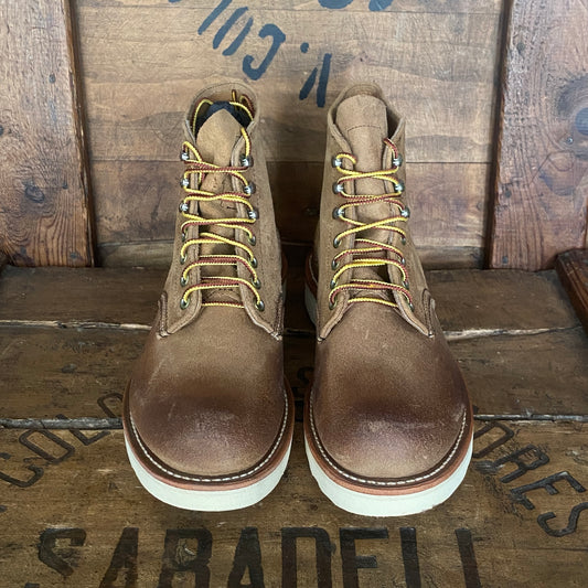 Sz 7.5D (40 EU ) R W 8181 round toe Hawthorne Muleskinners ( Second ) - USA Vintage Bcn