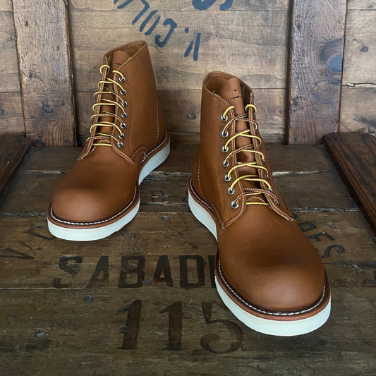 Size 8 D (41 EU ) Red Wing Heritage Classic Round Toe 9107 ( Second ) - USA Vintage Bcn