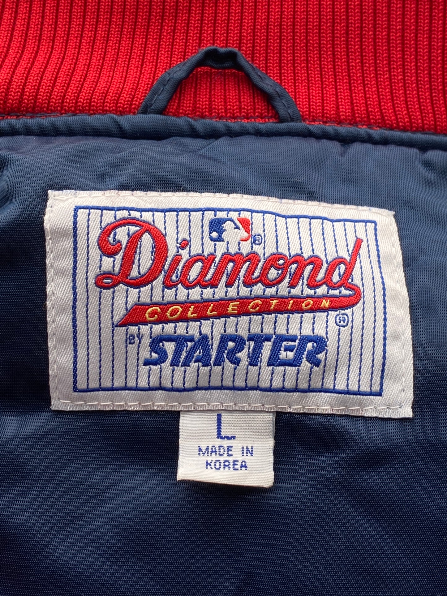 Size Large Youth 90s Vintage Braves Starter Jacket | Retro Athletic Style