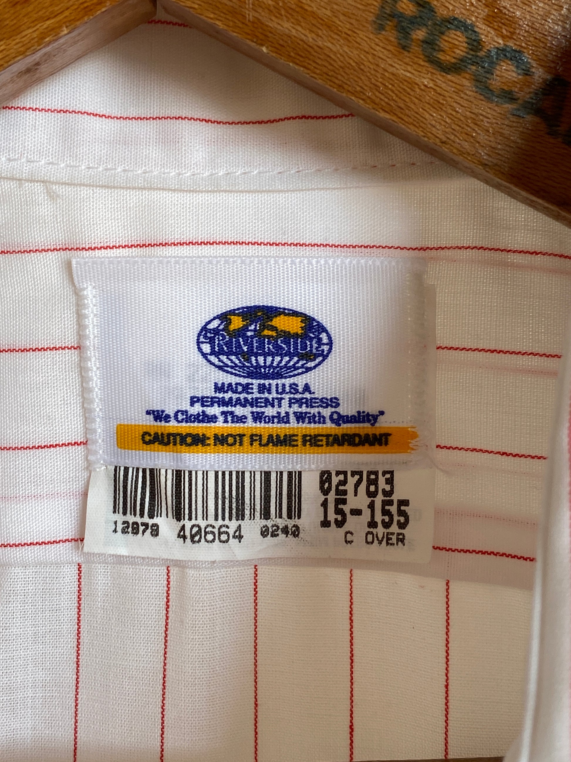 Med. Vintage Budweiser stripe Work shirt Made in USA - USA Vintage Bcn