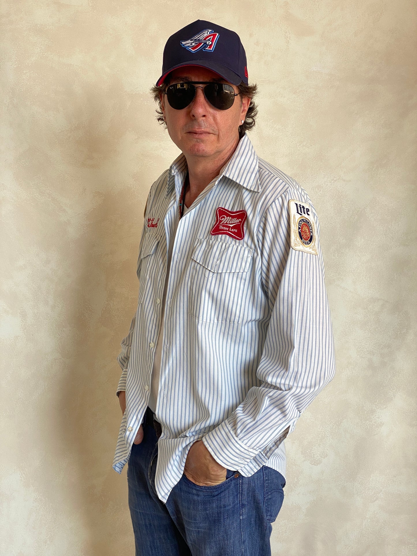 Med. Vintage Miller Work shirt Made in USA - USA Vintage Bcn