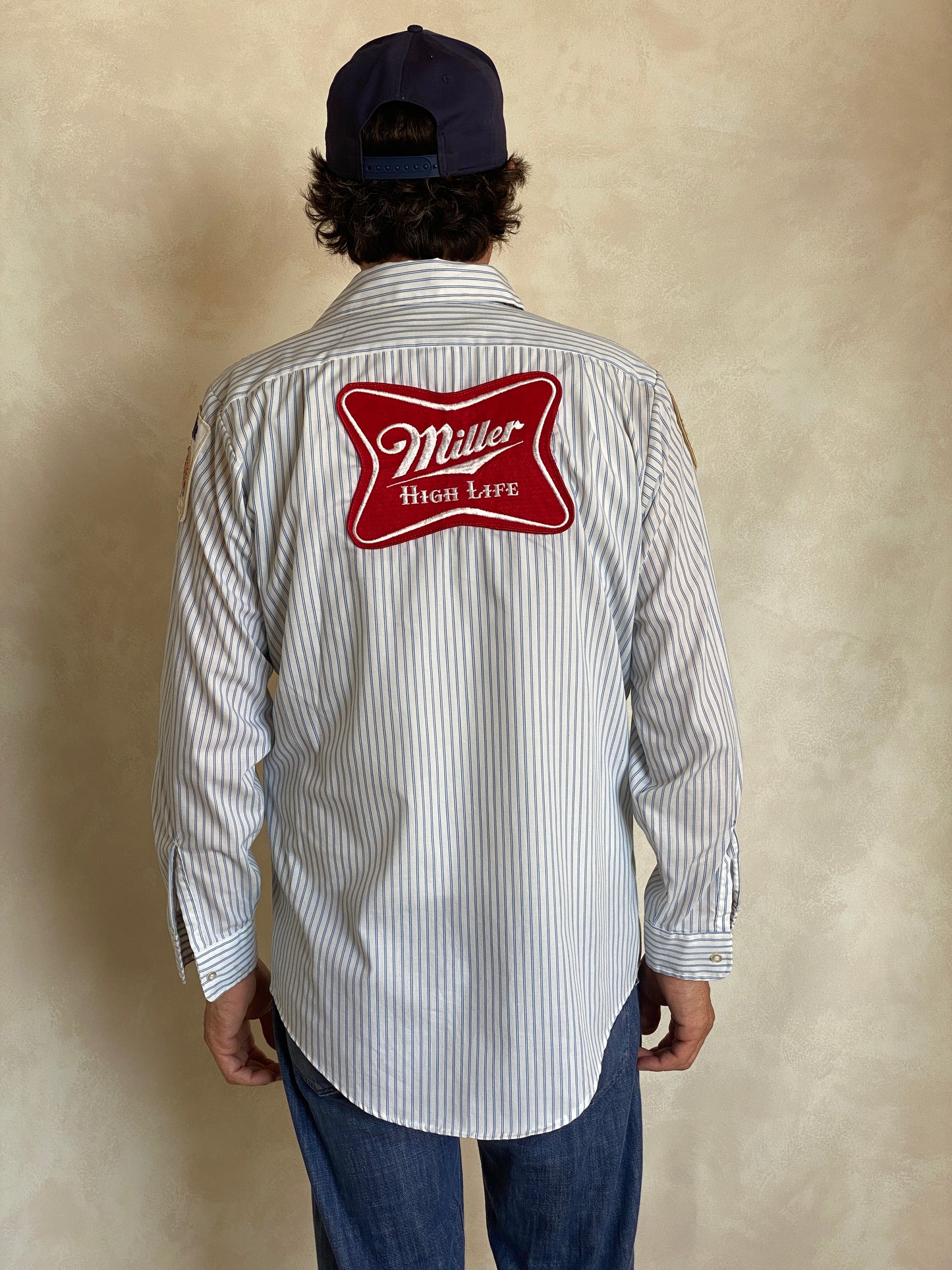 Med. Vintage Miller Work shirt Made in USA - USA Vintage Bcn