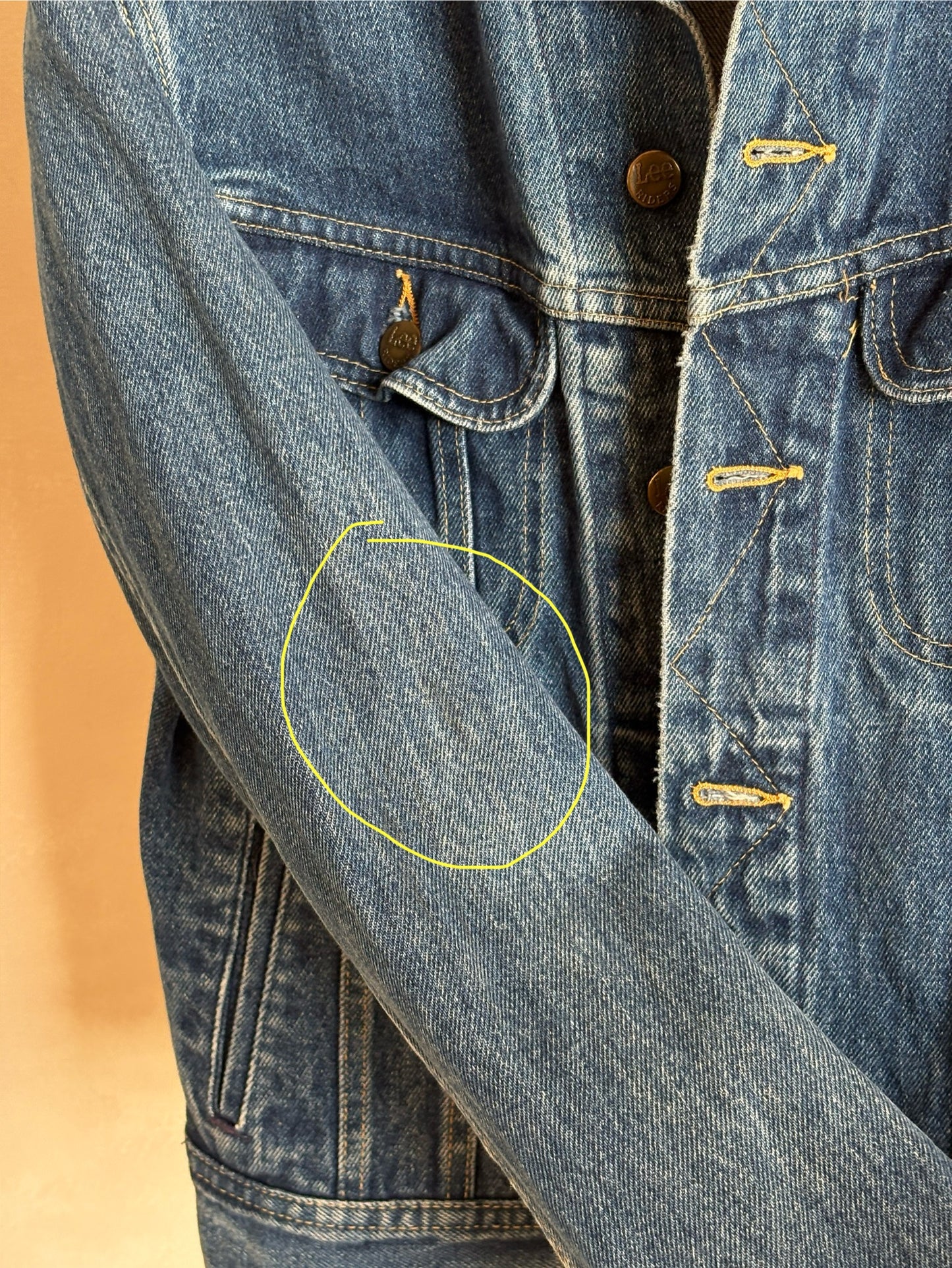 Size 36US / 46EU .Vintage 80s Lee Denim Jacket – 4 Pockets – Made in USA - USA Vintage Bcn