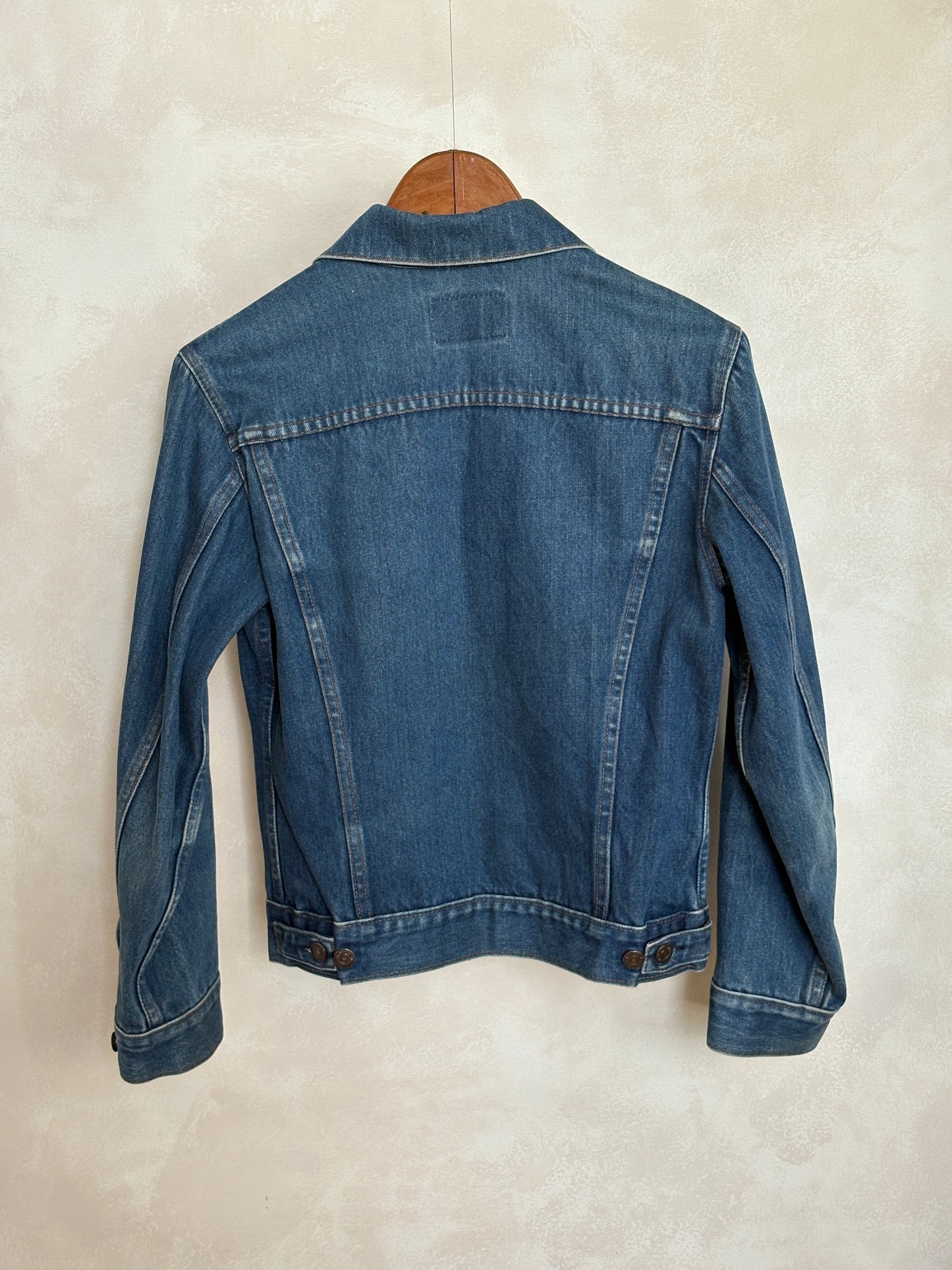 Size 34US / 44EU .Vintage 70s Levi’s Denim Jacket – 2 Pockets – Made in USA - USA Vintage Bcn