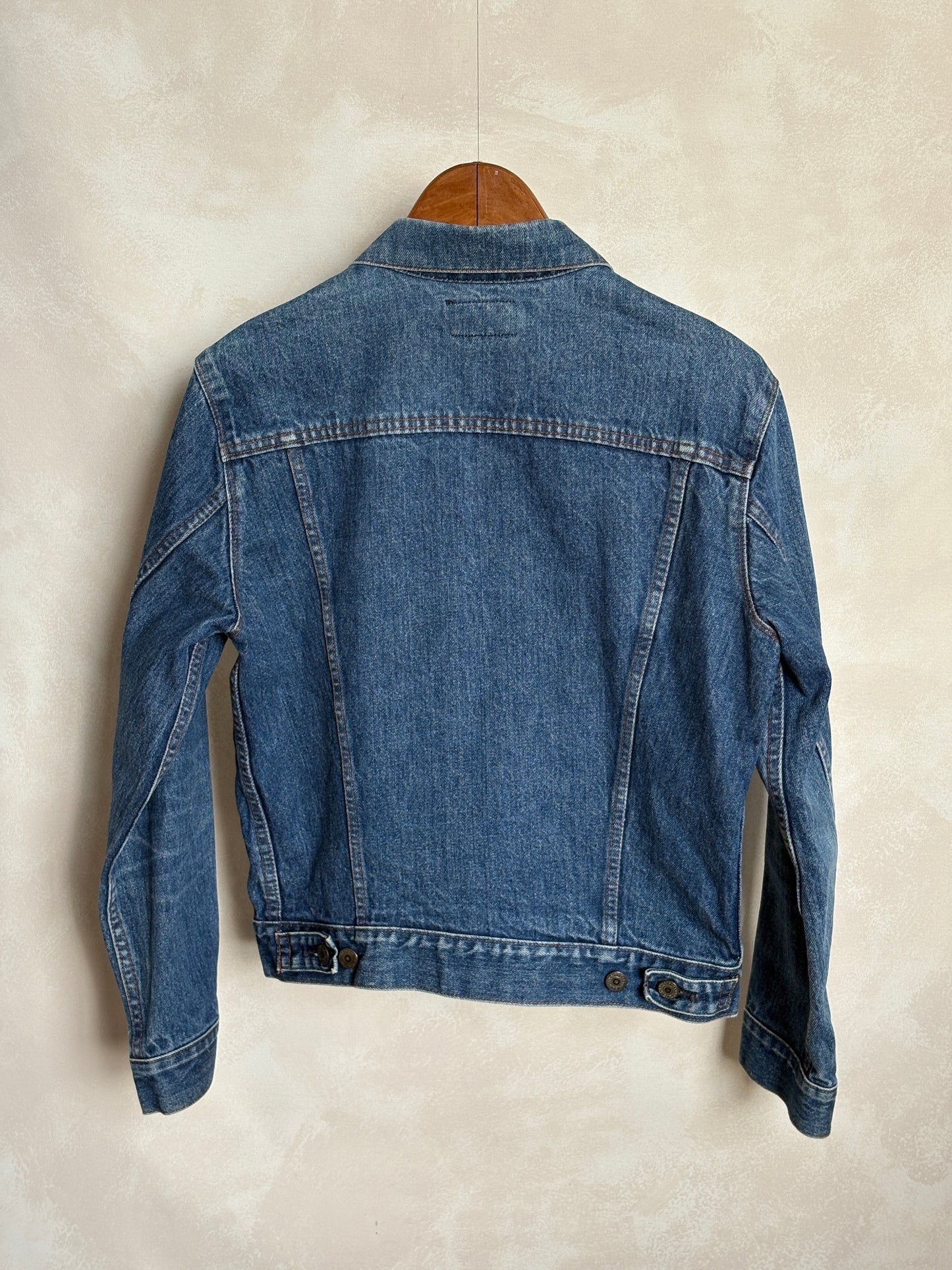 Size 38US/48EU .Vintage 70s Levi’s Denim Jacket – 2 Pockets – Made in USA - USA Vintage Bcn