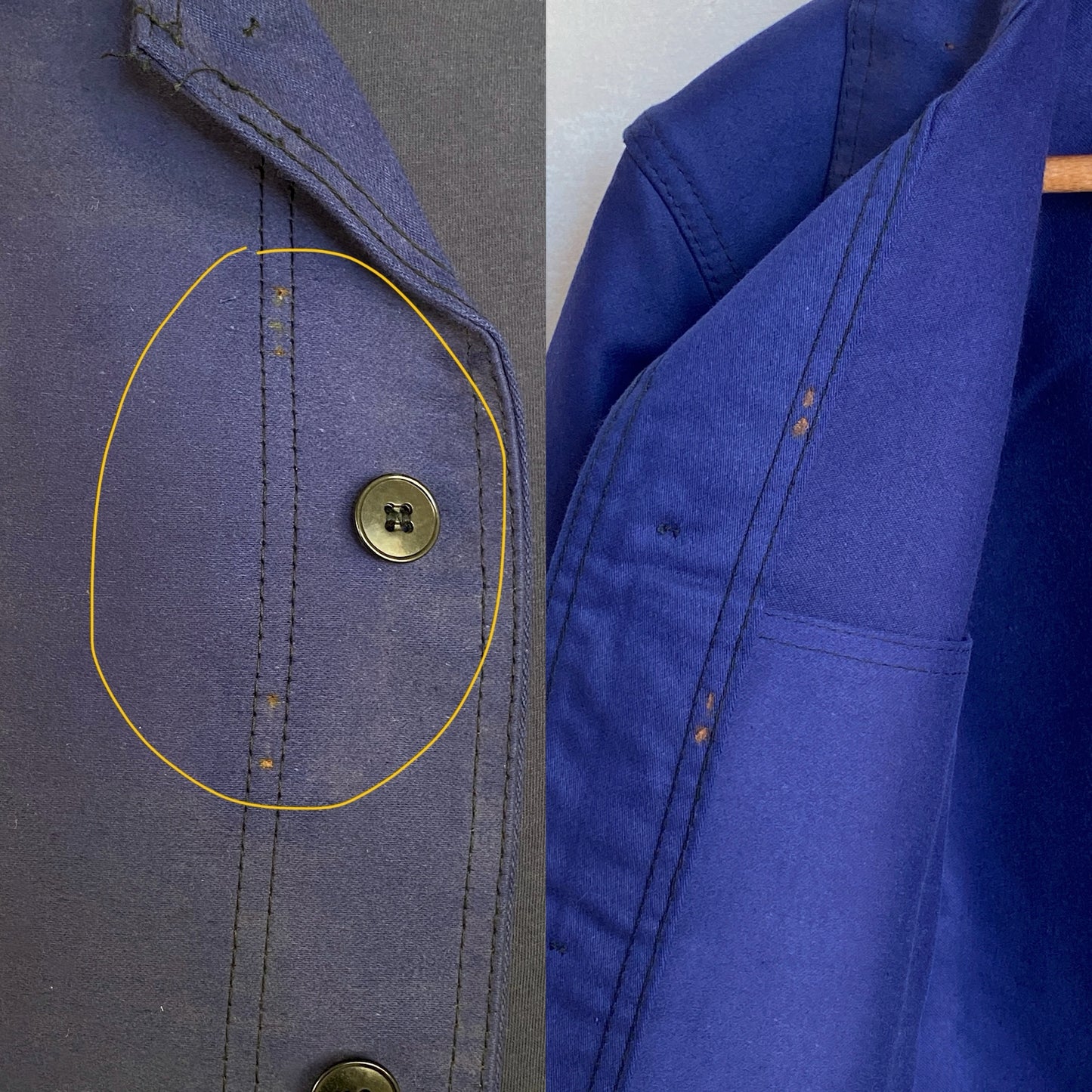 Size 42EU Vintage French Moleskin Jacket | Classic Retro Style | NOS | USA Vintage BCN-AJ357 Studio