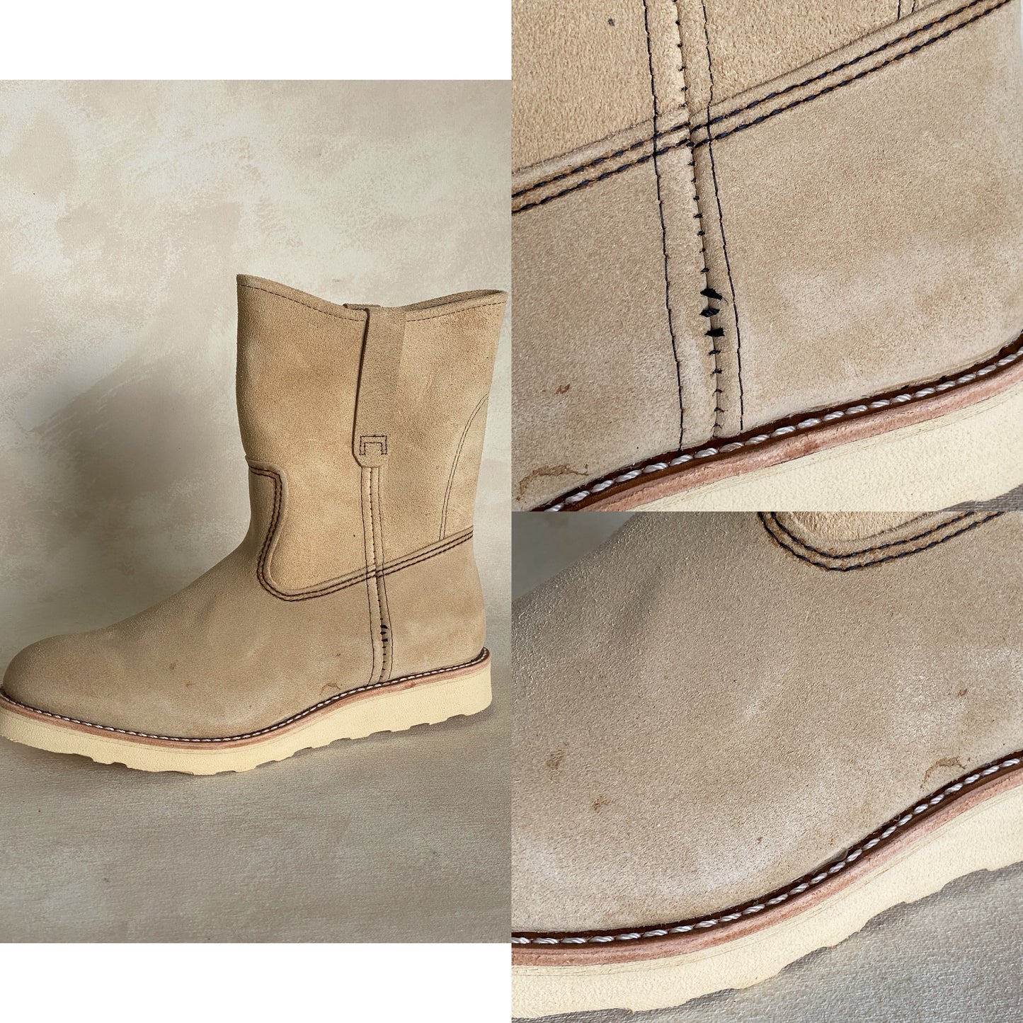 Size 10E (43 EU) Red Wing 8168 Pecos boots Made In USA ( Second ) - USA Vintage Bcn